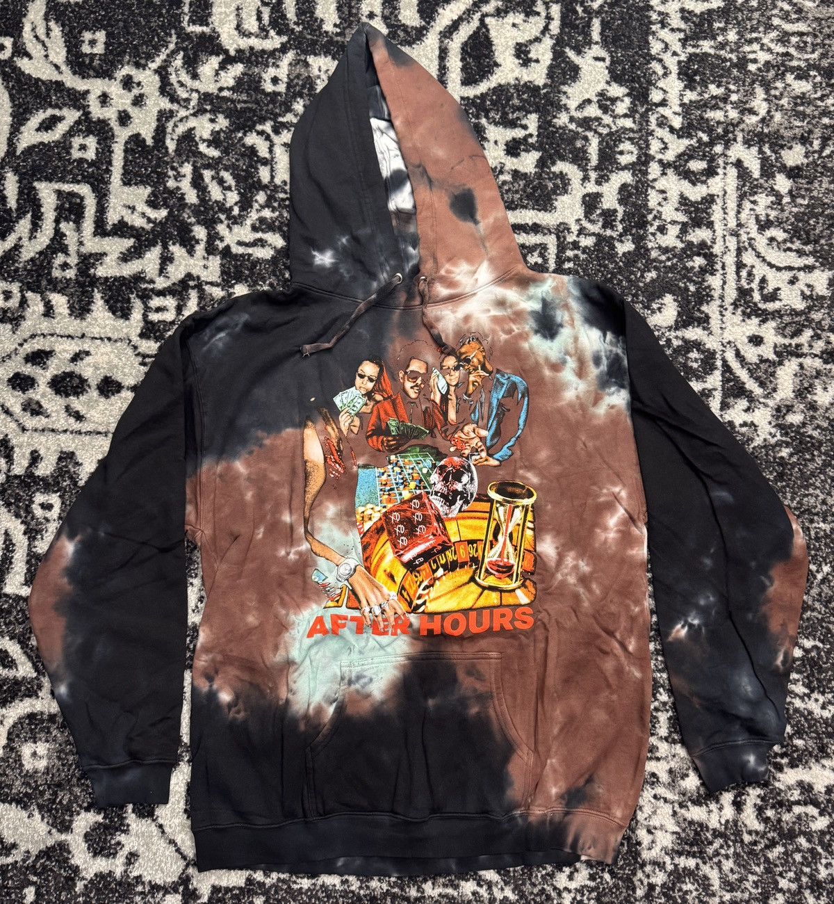 A$AP Rocky × AWGE × The Weeknd The Weeknd ASAPWGE Tie Die Hoodie 2 XXL Size US XXL / EU 58 / 5 - 1 Thumbnail