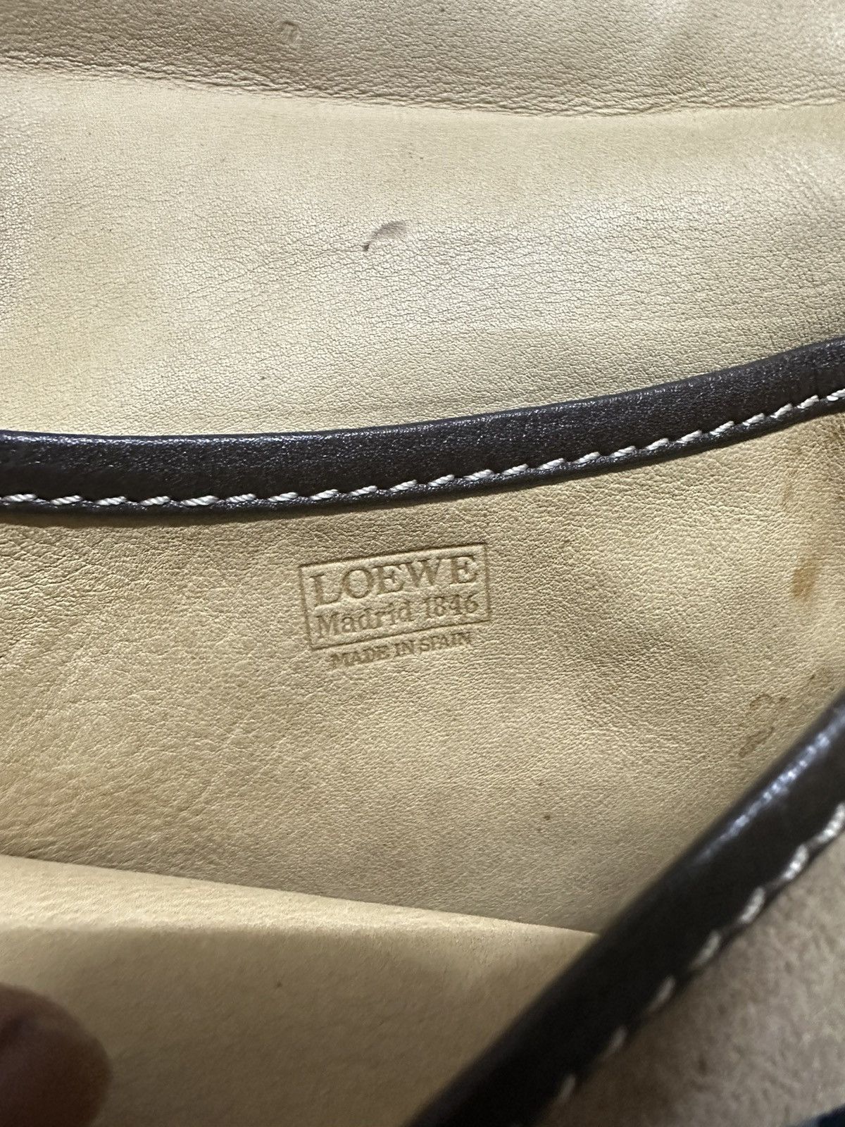 Loewe Loewe suede leather sling bag Size ONE SIZE - 4 Thumbnail