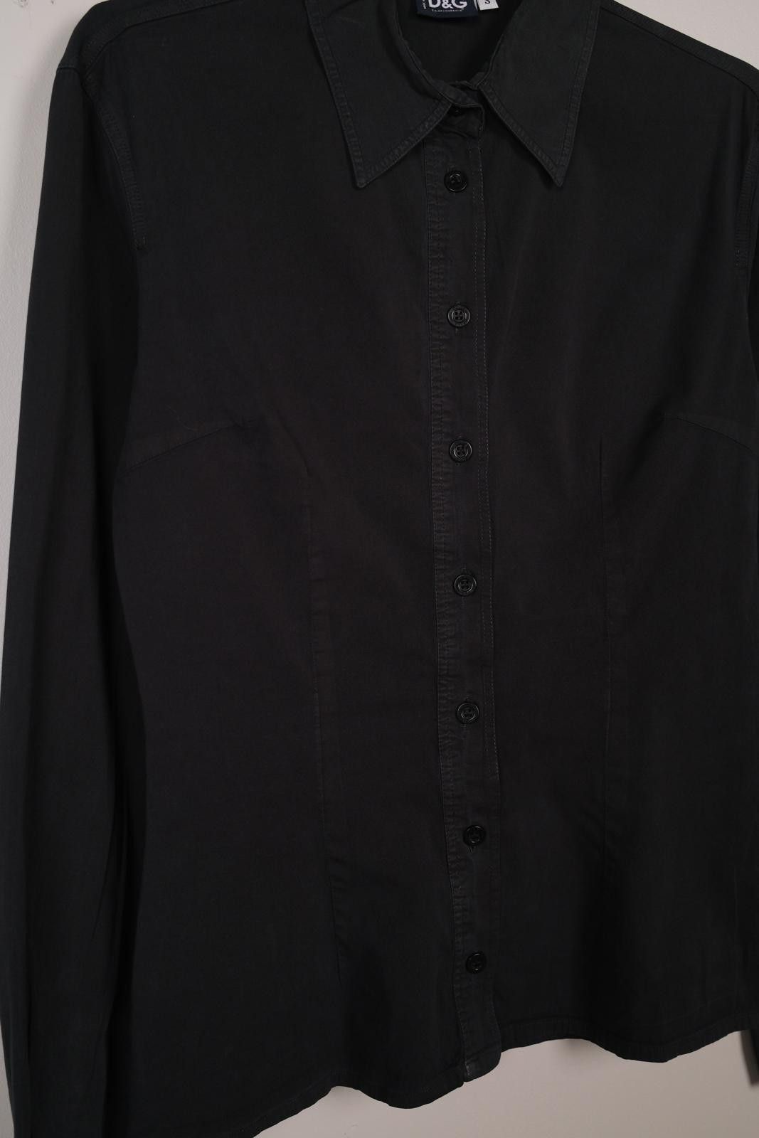 Dolce & Gabbana 00's Dolce & Gabbana Pleated Long Sleeve Button-Up Size ONE SIZE - 3 Thumbnail