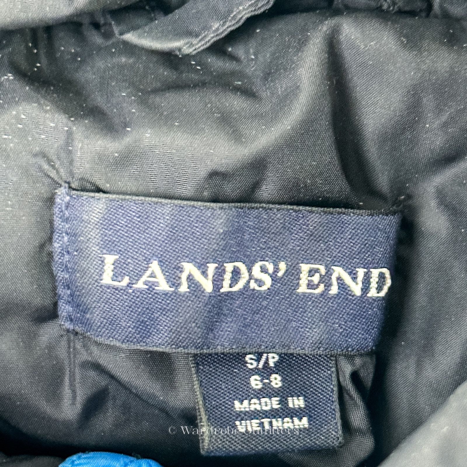 Lands' End Blue Quilted Lands' End Jacket Size S / US 4 / IT 40 - 3 Thumbnail