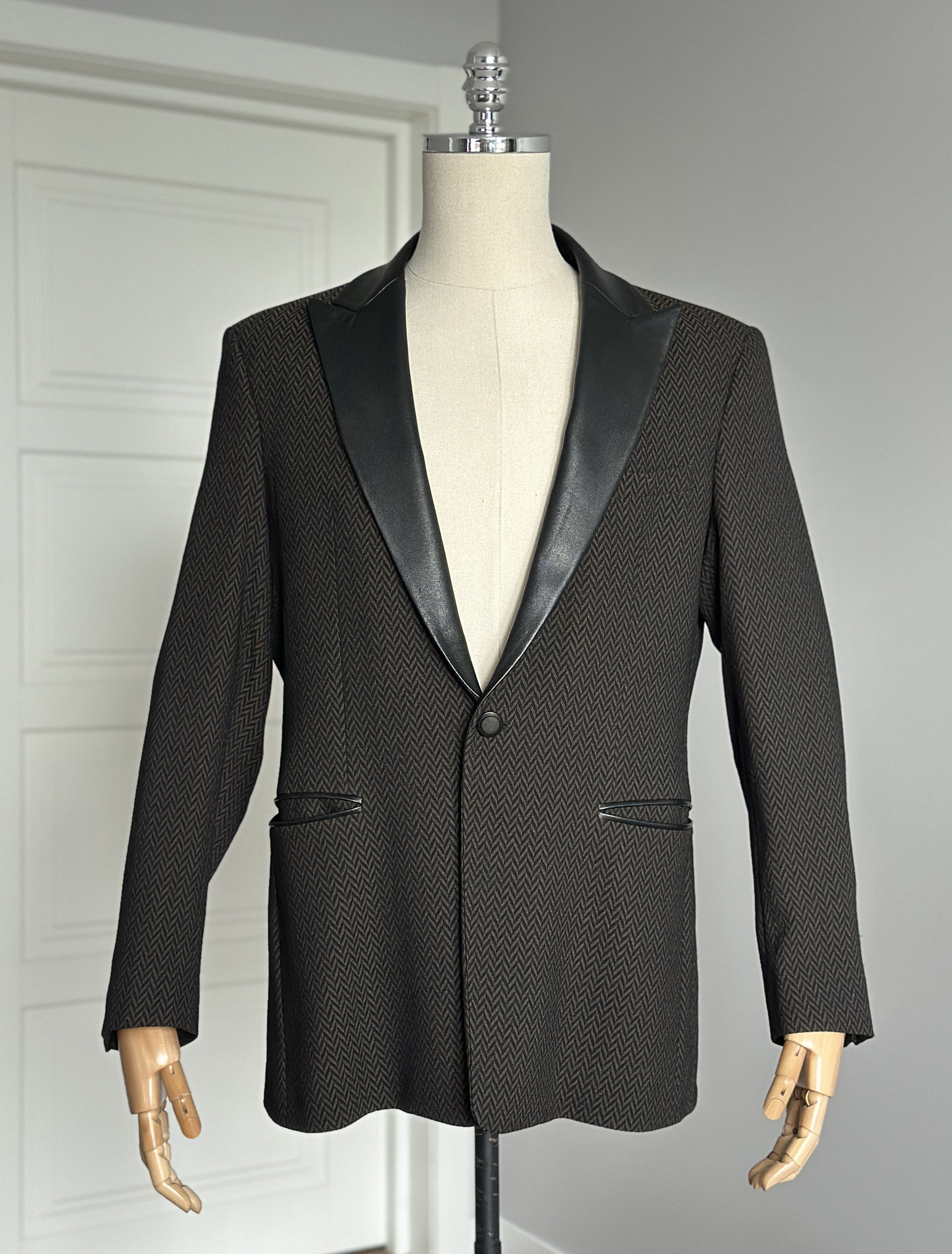 Emporio Armani EMPORIO ARMANI Antinea SRL Blazer Jacket MadeInItaly Luxury Size 44R - 1 Thumbnail