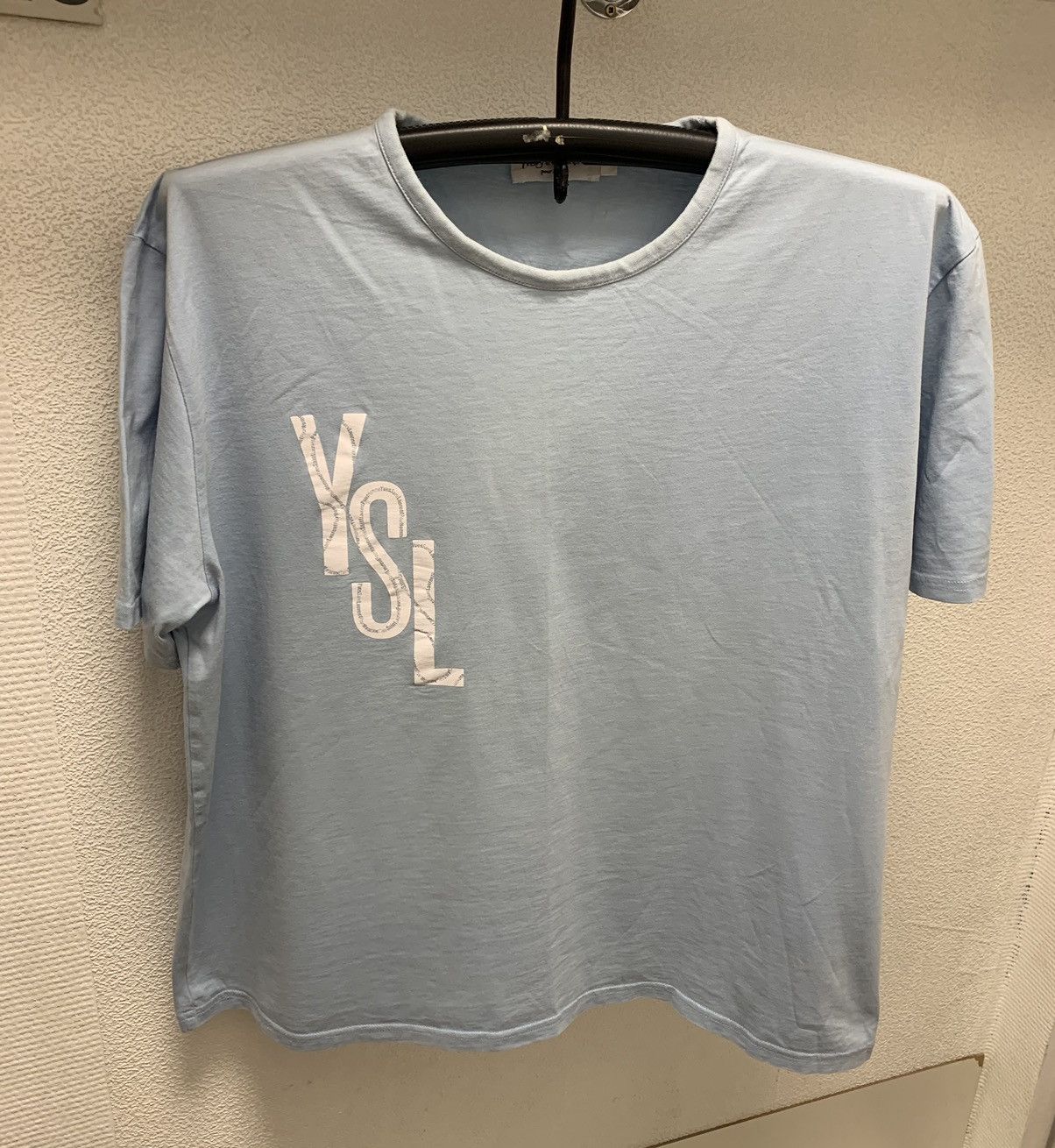 Yves Saint Laurent Yves Saint Laurent YSL blue t-shirt 2xl xxl Size US XXL / EU 58 / 5 - 1 Thumbnail