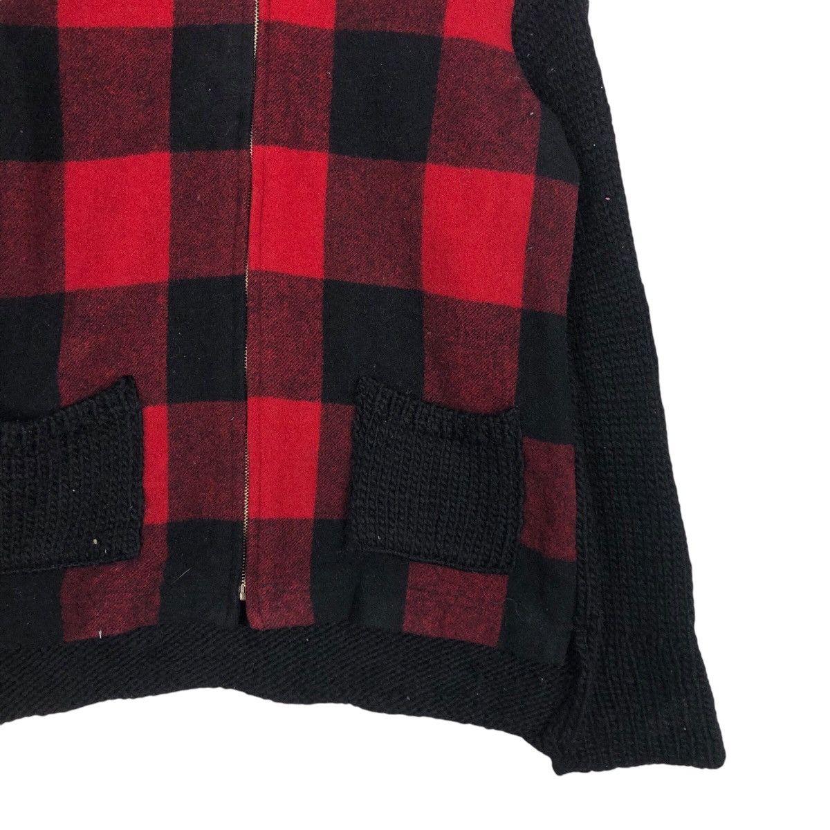 Japanese Brand Zipper Bomber Jacket DoubleShock Tartan Design Size US M / EU 48-50 / 2 - 6 Thumbnail