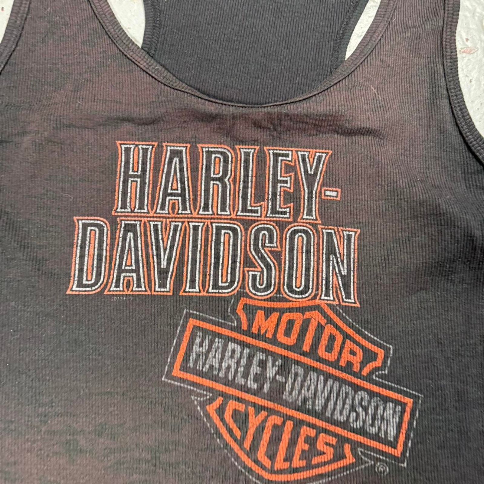 Harley Davidson Y2k vintage womens harley davidson Transparent Tank Top Size M / US 6-8 / IT 42-44 - 4 Thumbnail