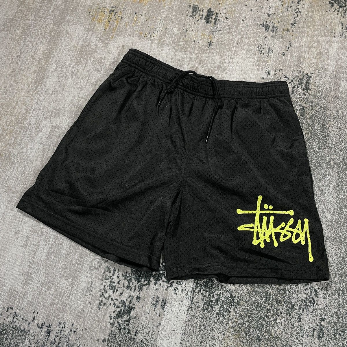 Stussy STUSSY BIG BASIC MESH SHORTS BLACK // 34