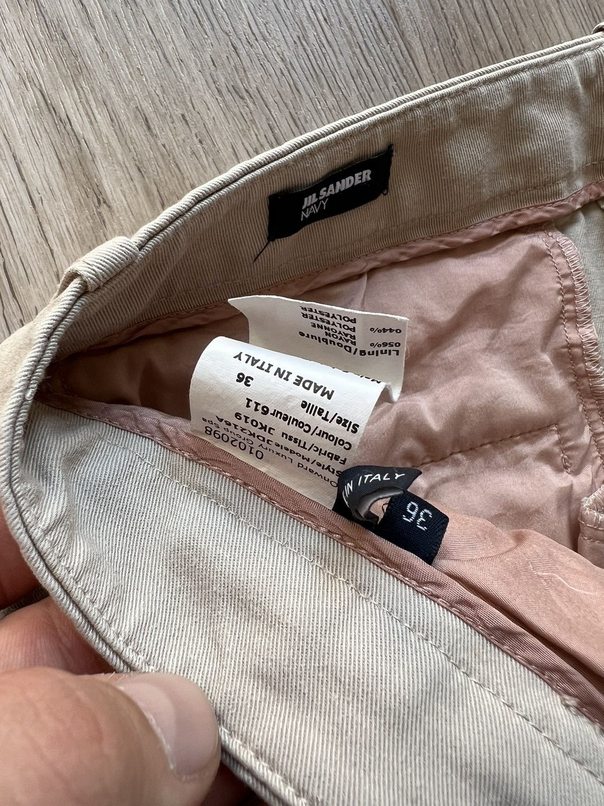 Designer × Jil Sander Jil Sander Chino Pants Classic Trousers Size 25" / US 0 / IT 36 - 6 Thumbnail