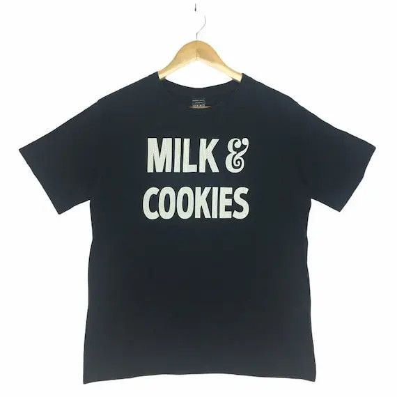 Number (N)ine NUMBER (N)INE Takahiro Miyashita Milk & Cookies Tee Shirt Size US M / EU 48-50 / 2 - 1 Thumbnail