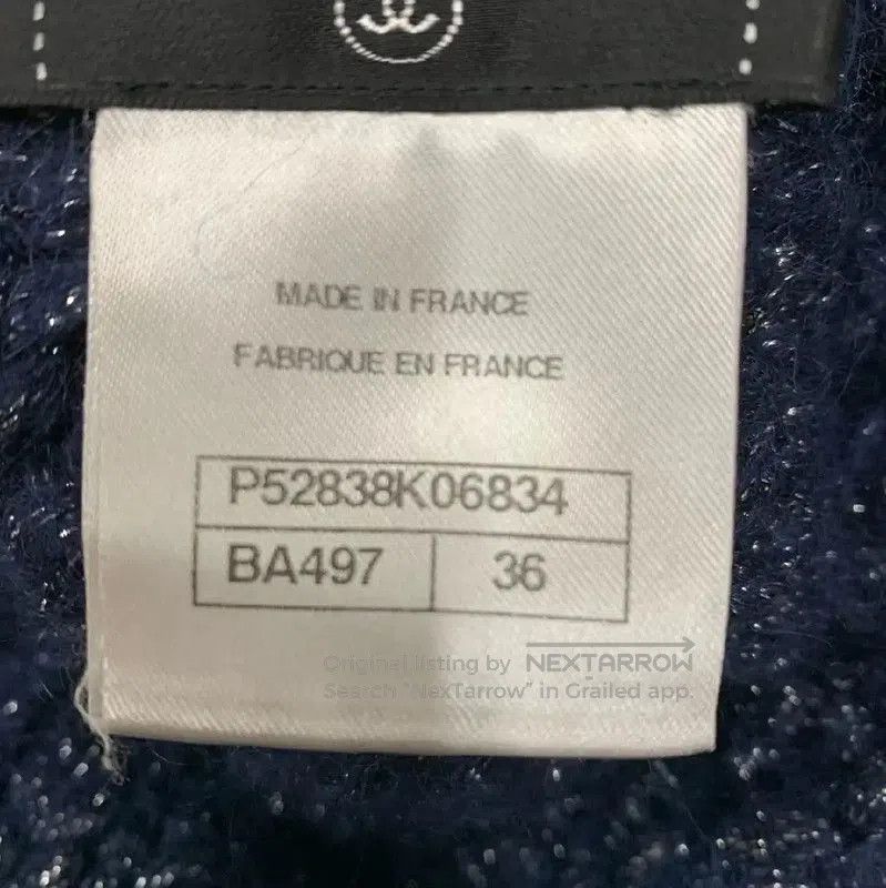 Chanel Chanel Blue Cotton Sweater for Women . Size S / US 4 / IT 40 - 9 Thumbnail
