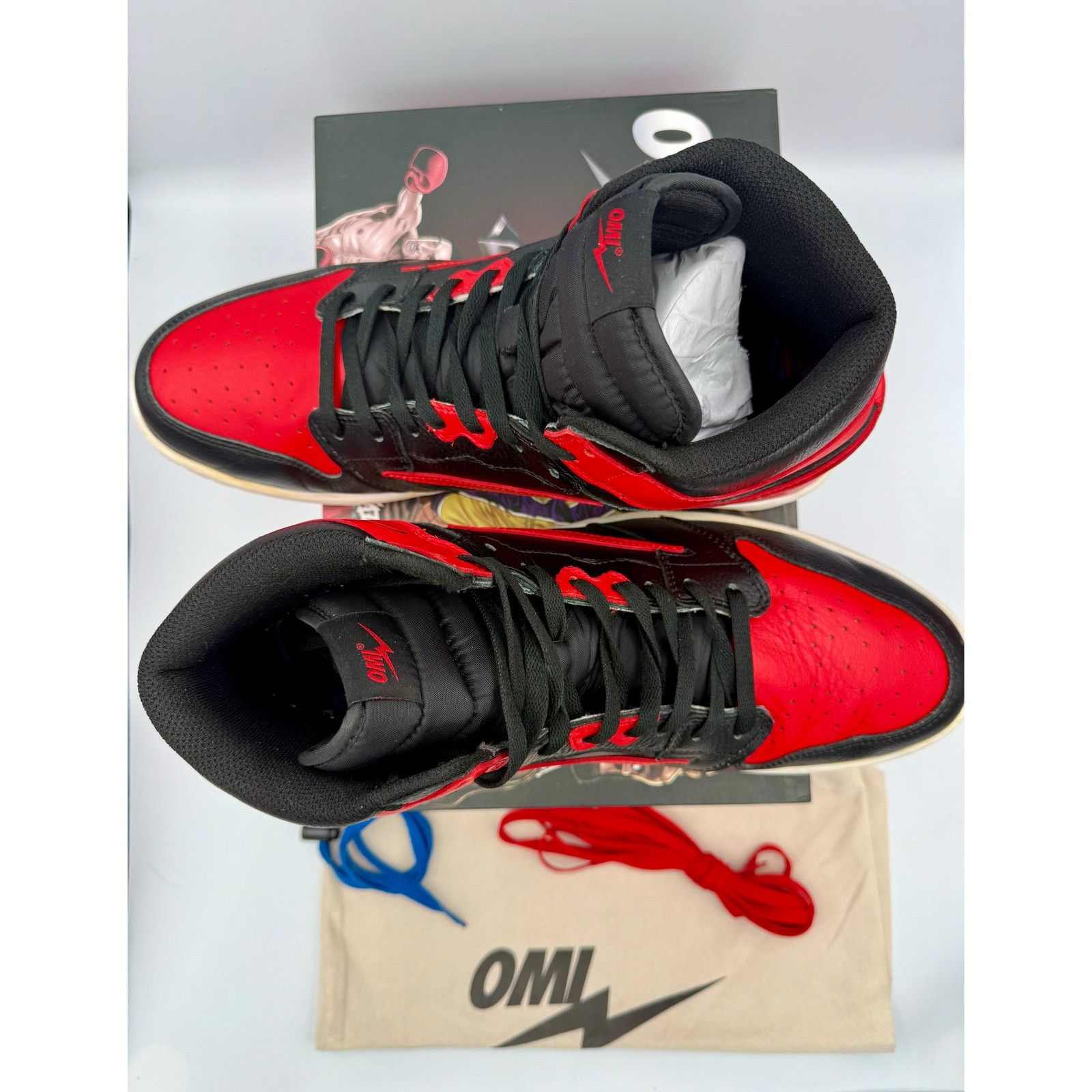 & Other Stories OMI Reloaded Air Zero Red Black “Rodman” Sz15 Size US 15 / EU 48 - 8 Thumbnail