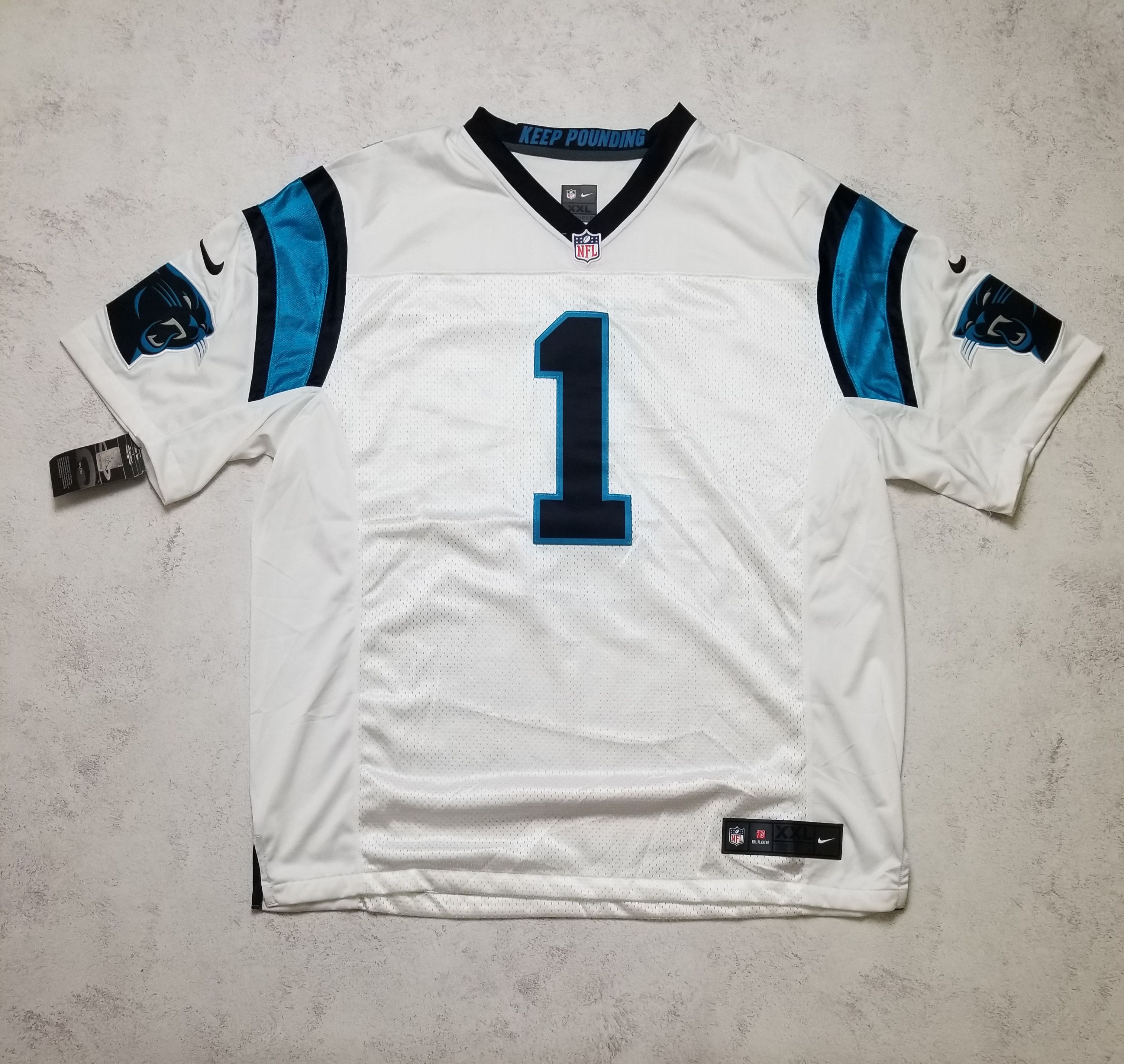 Nike Cam Newton Carolina Panthers Limited Stitched Size US XXL / EU 58 / 5 - 1 Thumbnail