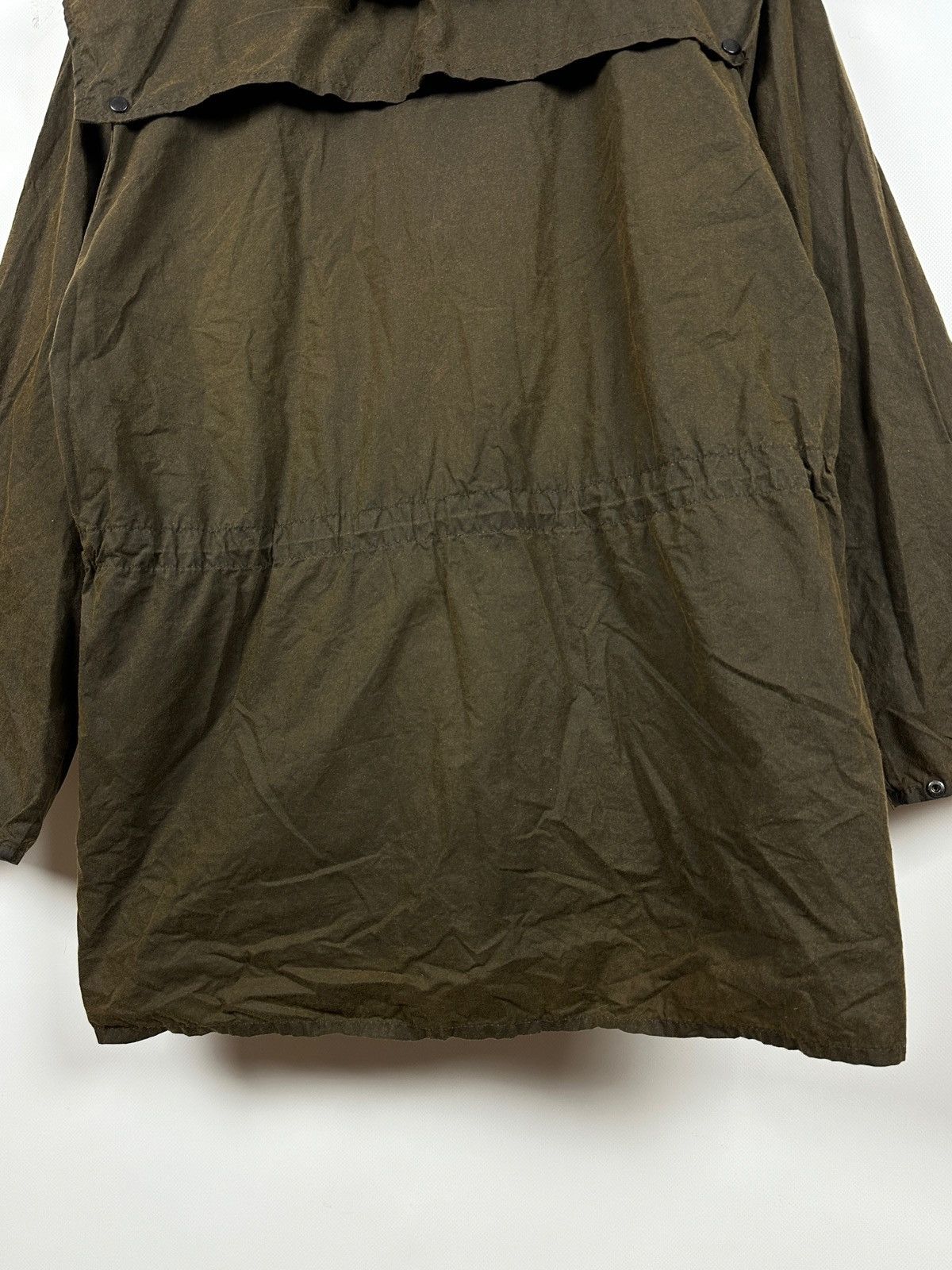 Barbour Vintage Barbour Waxed Durham Olive Green Coat Jacket Size US M / EU 48-50 / 2 - 18 Thumbnail