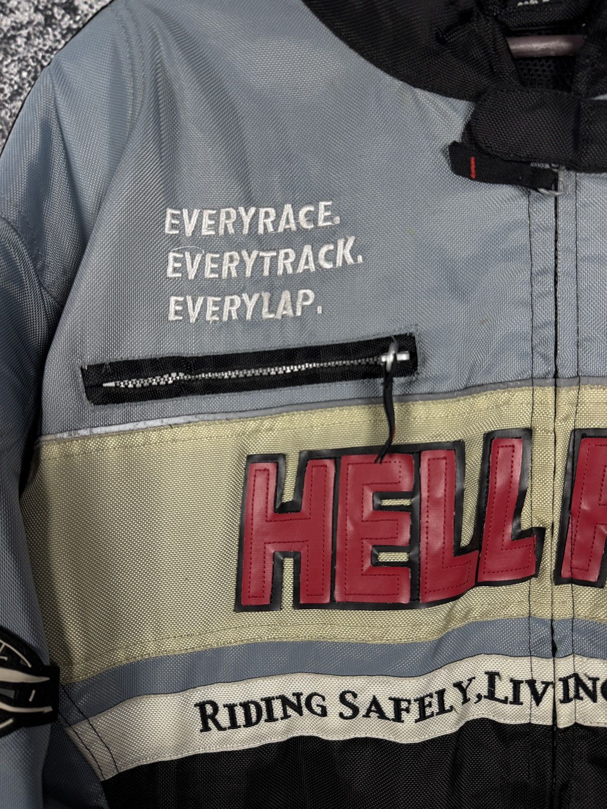 Vintage Hellfire Motorcycle Jacket Racing Hashiru Exhaust by Polo Size US XXL / EU 58 / 5 - 6 Thumbnail