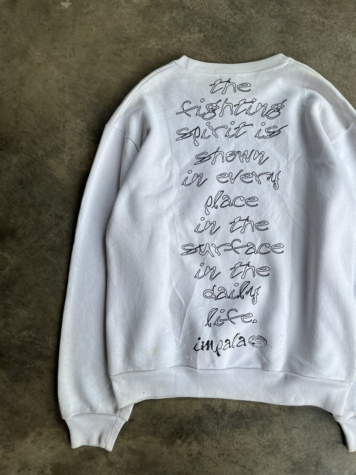 If Six Was Nine × Japanese Brand × Le Grande Bleu (L.G.B.) 2000s JAPANESE IMPALA POEM SWEATSHIRT Y2K GOTHIC PUNK STYLE Size US M / EU 48-50 / 2 - 4 Thumbnail