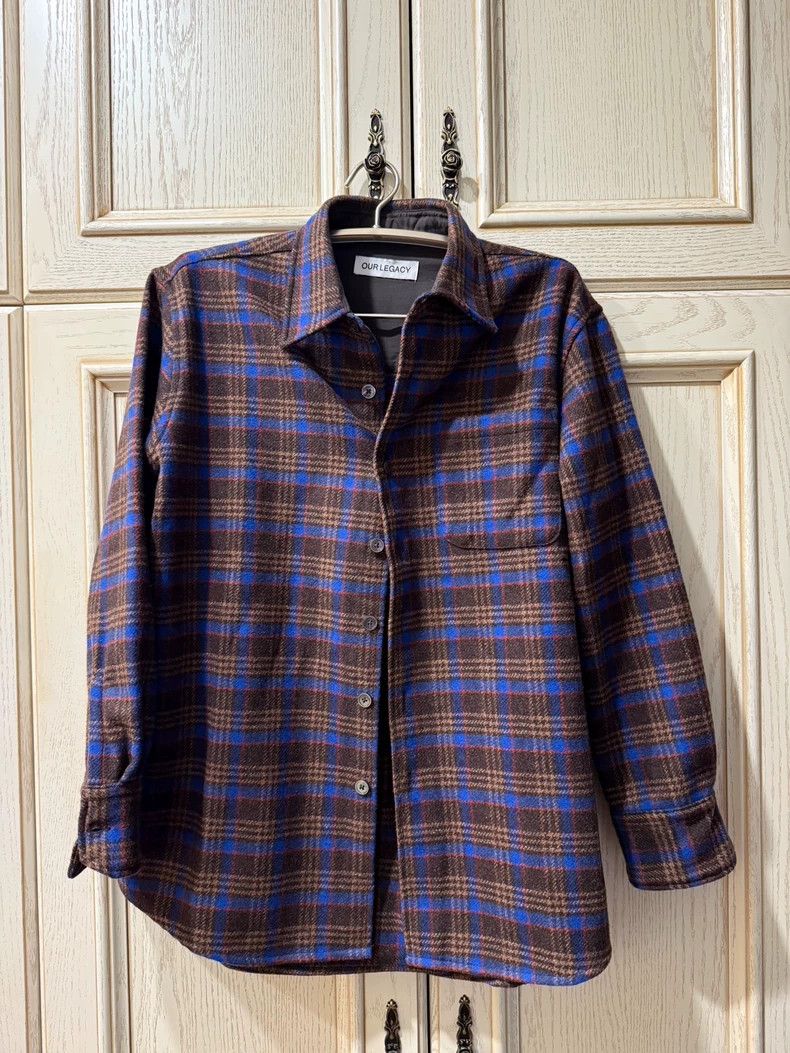 Our Legacy Our Legacy size44 Plaid woolen shirt Size US S / EU 44-46 / 1 - 1 Thumbnail