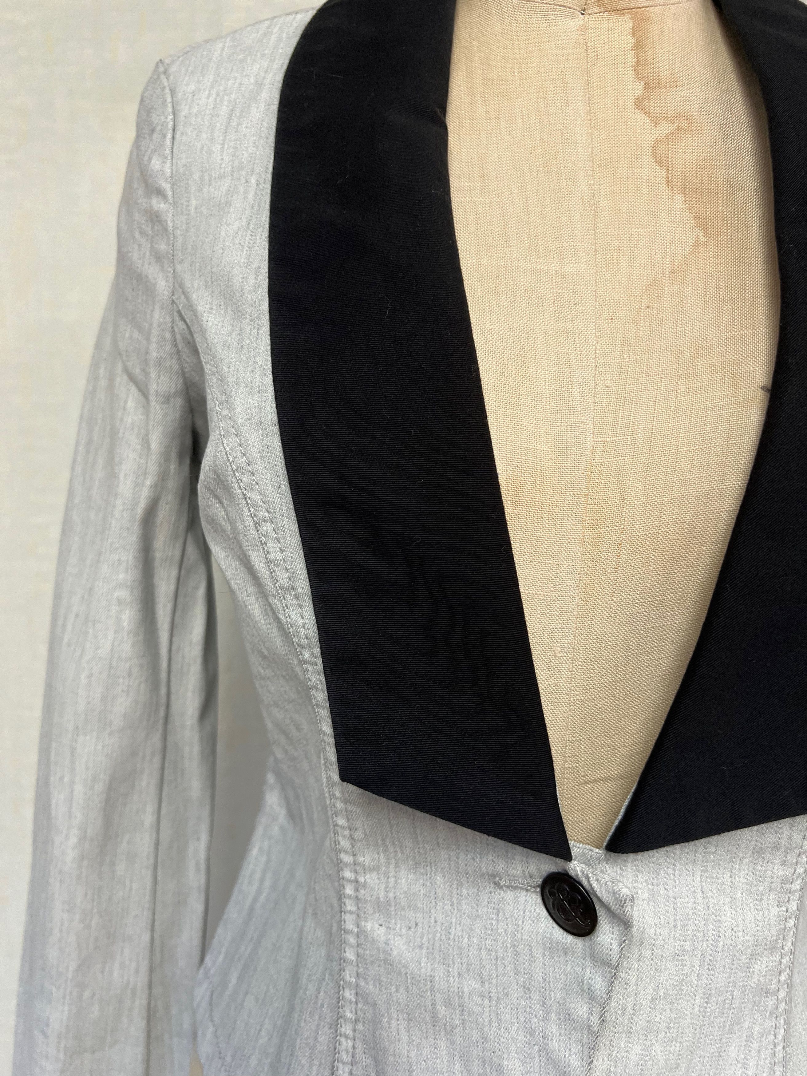 Rock & Republic NWT 2000s Rock & Republic Denim Cropped Dinner Jacket Size 6 Size M / US 6-8 / IT 42-44 - 2 Thumbnail