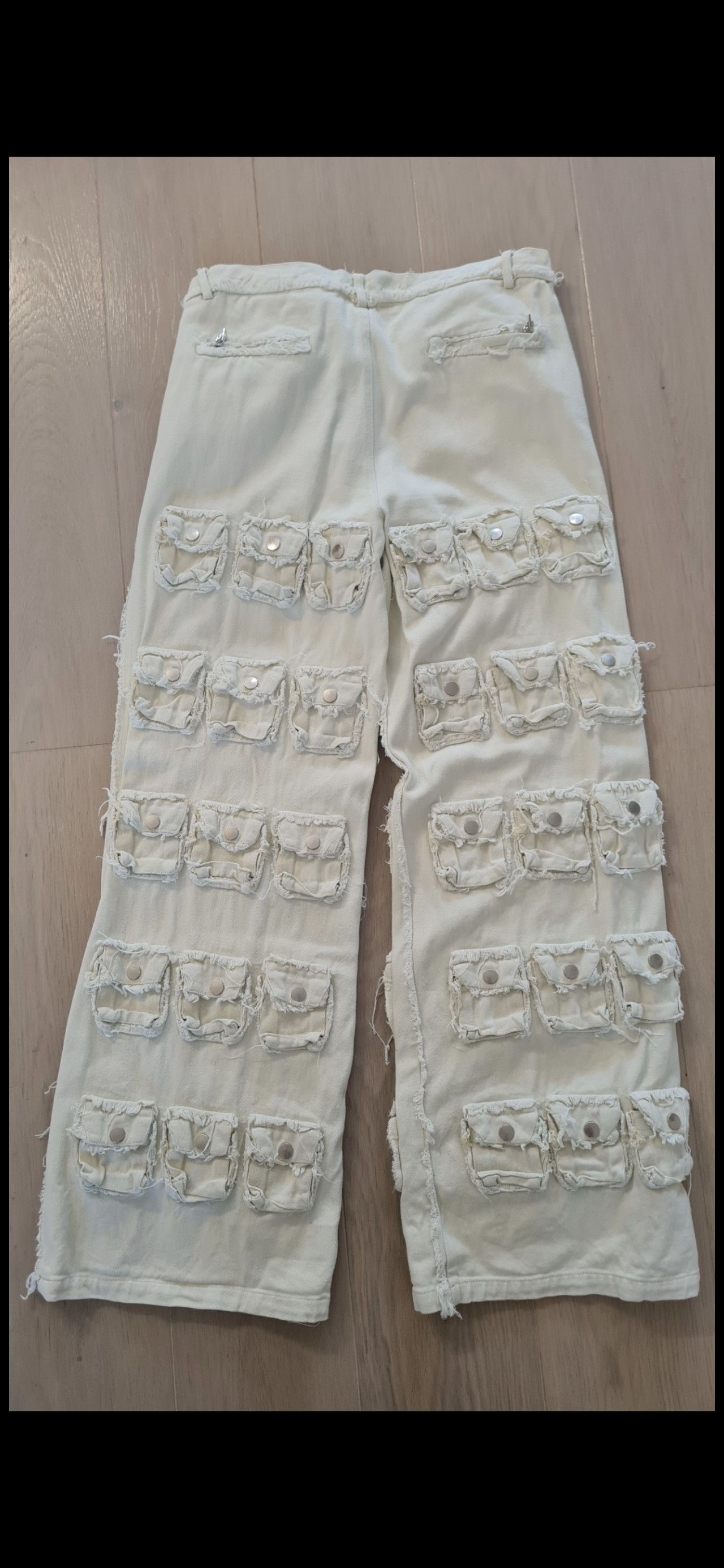 No Faith Studios No Faith Studios 64 Pocket Pants beige L Size US 34 / EU 50 - 2 Thumbnail