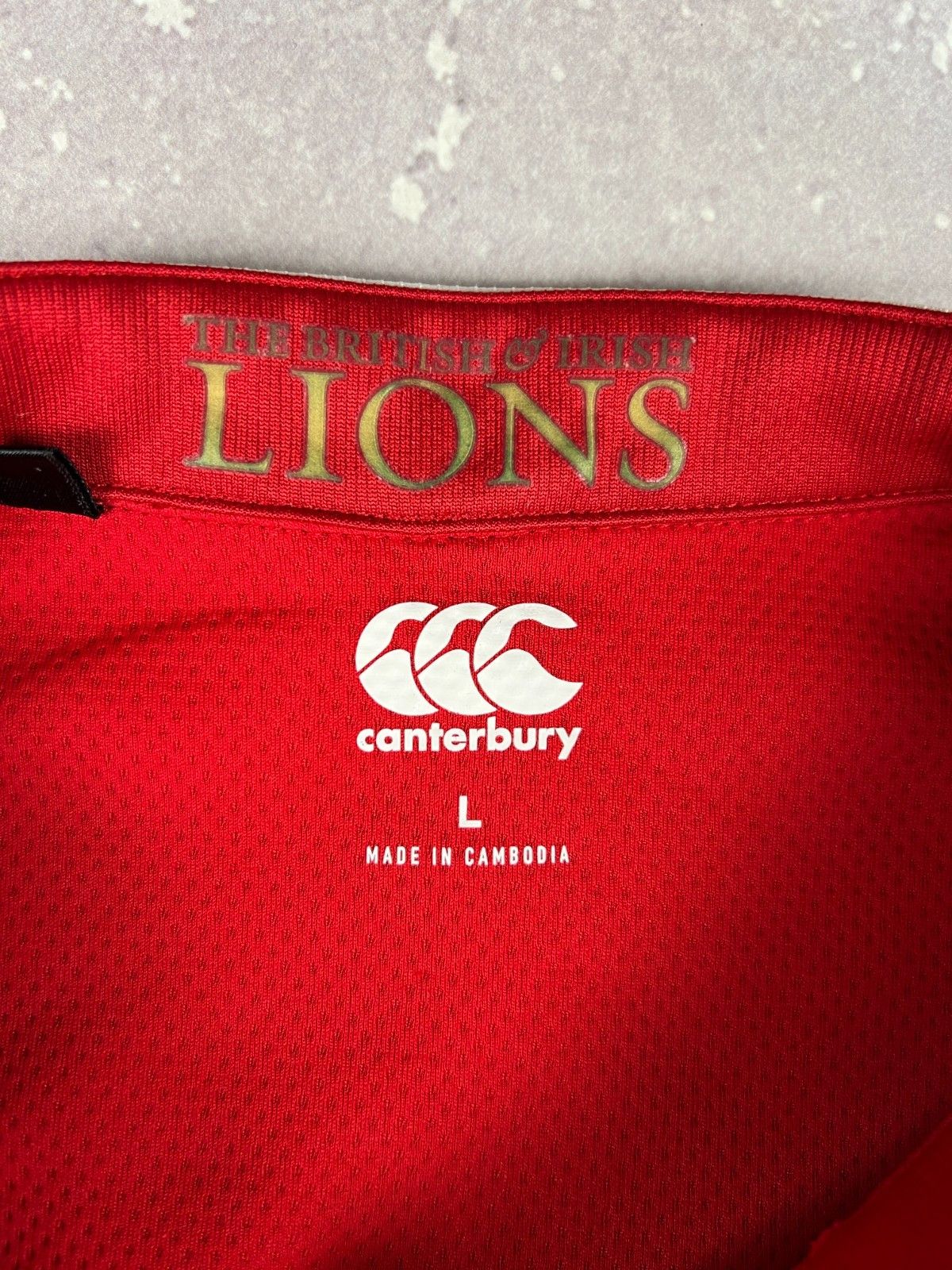 Canterbury of New Zealand 2017 Canterbury British Irish Lions Pro Home Rugby Jersey Size US L / EU 52-54 / 3 - 7 Thumbnail