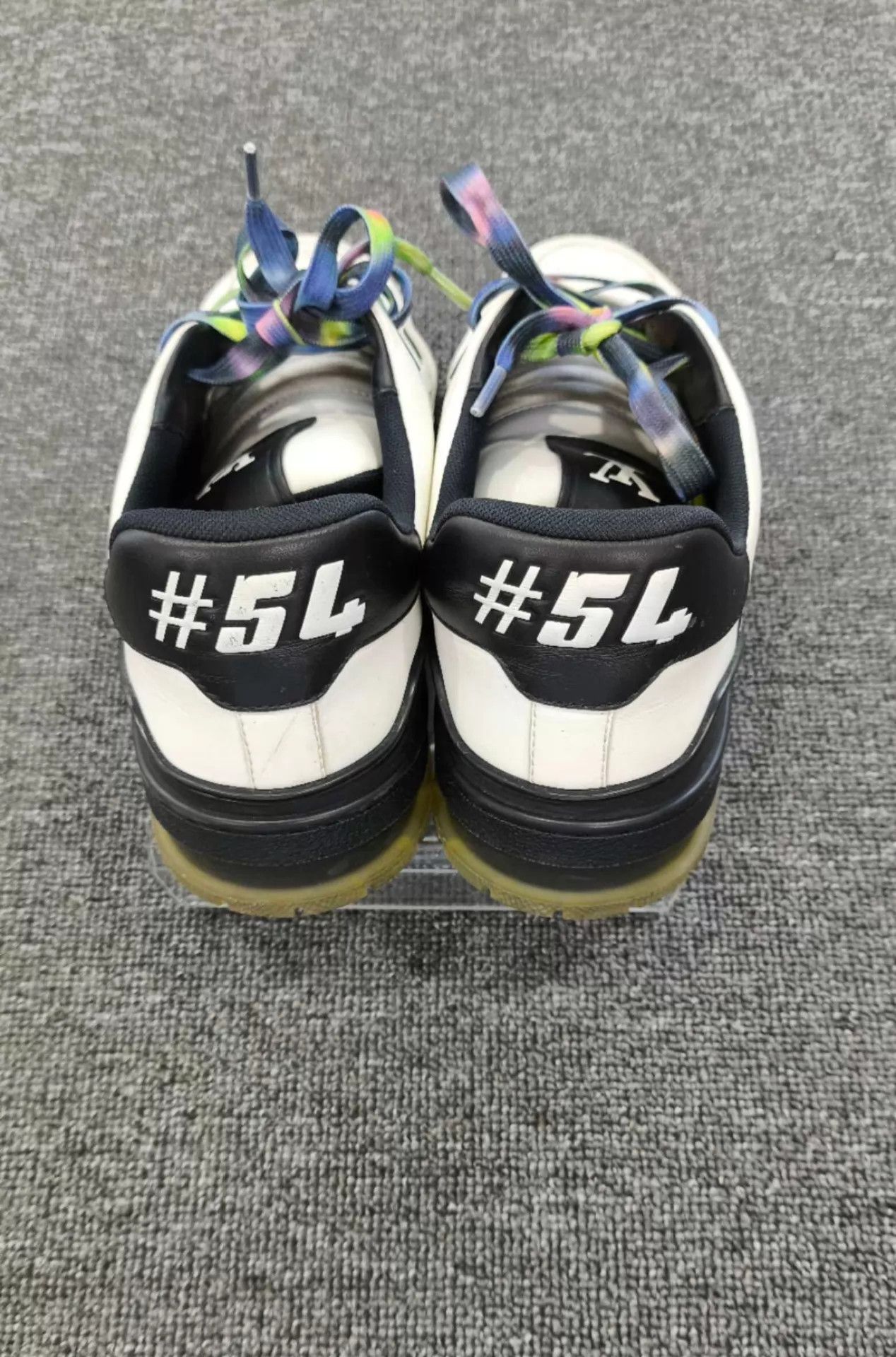 Louis Vuitton Louis Vuitton Black White Color - Blocked Trainer 42 Size US 9 / EU 42 - 5 Thumbnail