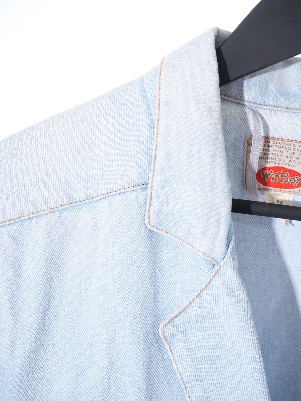 Other Vintage WITBOY Denim Jacket Made in Italy M-L Size US M / EU 48-50 / 2 - 2 Thumbnail