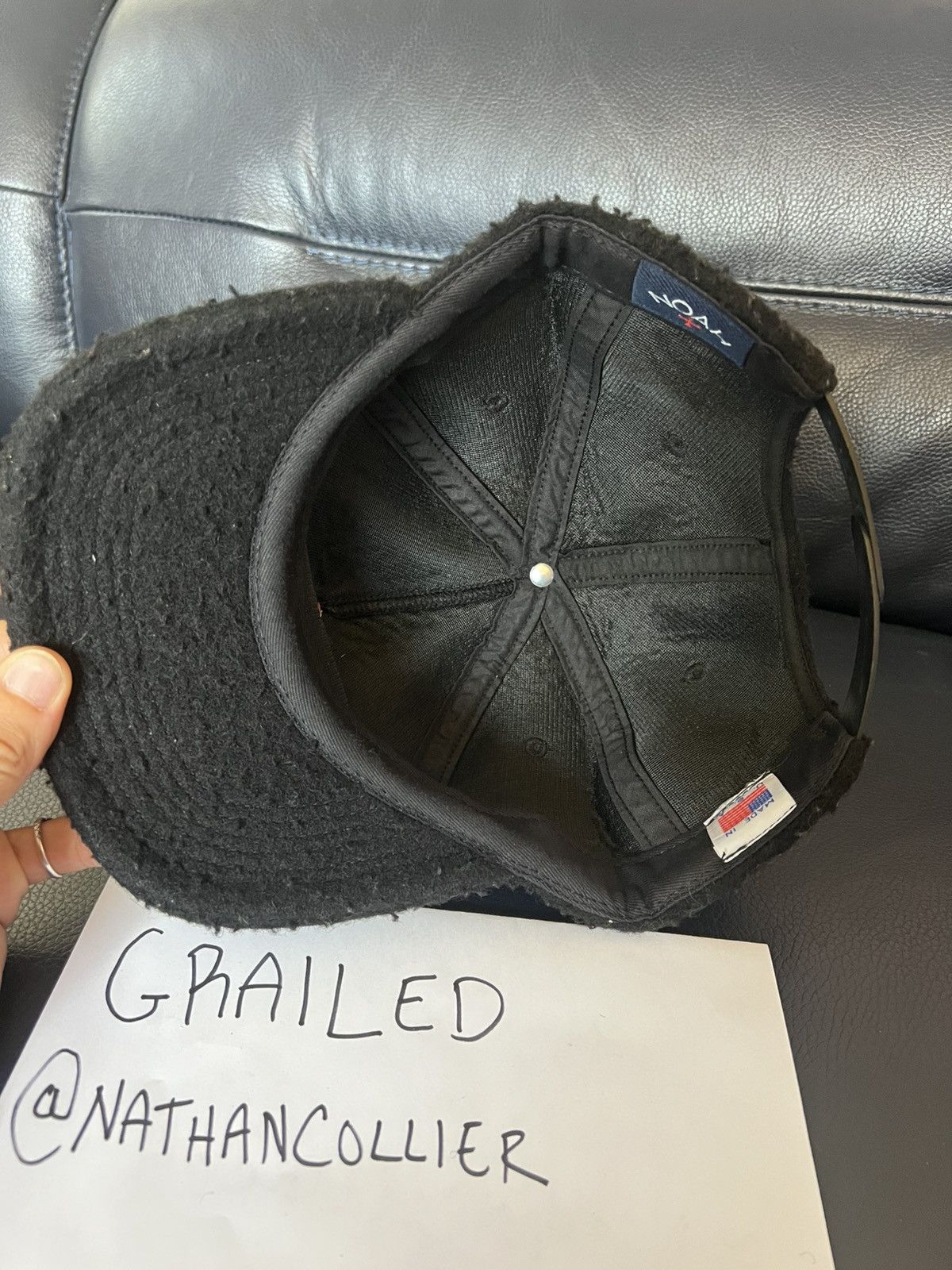 Noah Noah NYC High Pile Wool 6 Panel Hat Black Size ONE SIZE - 3 Thumbnail