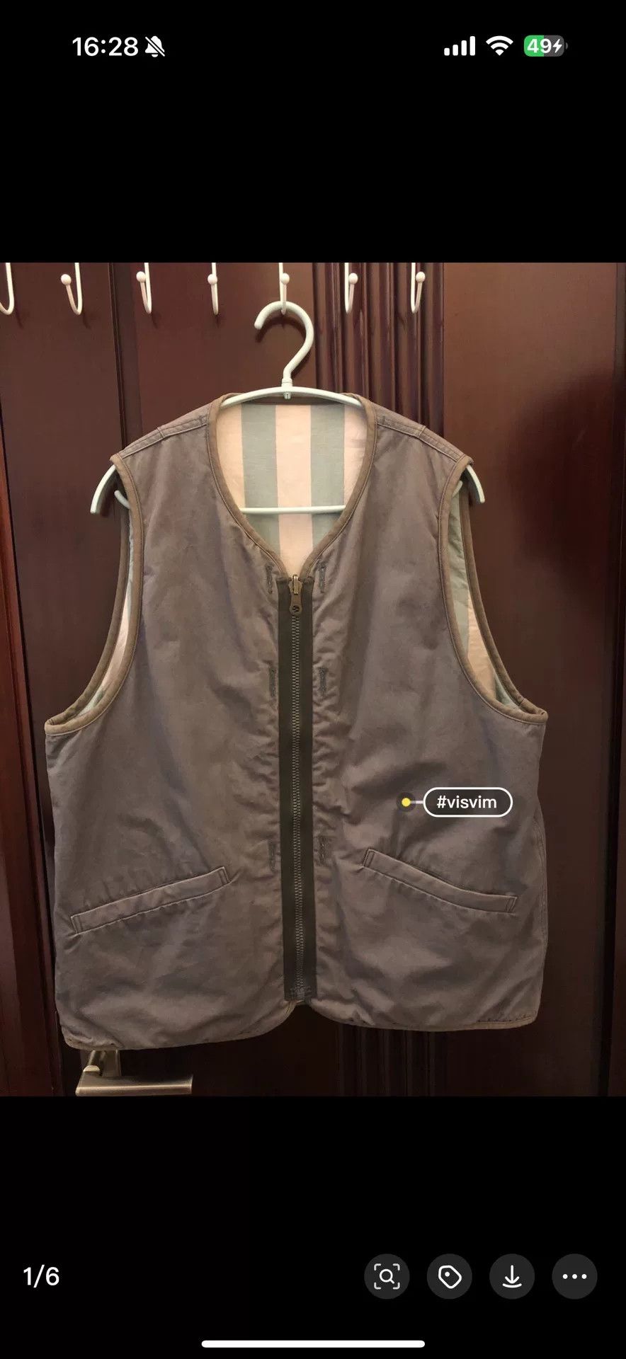 Visvim Visvim 20AW IRIS LINER VEST Size US XL / EU 56 / 4 - 1 Thumbnail