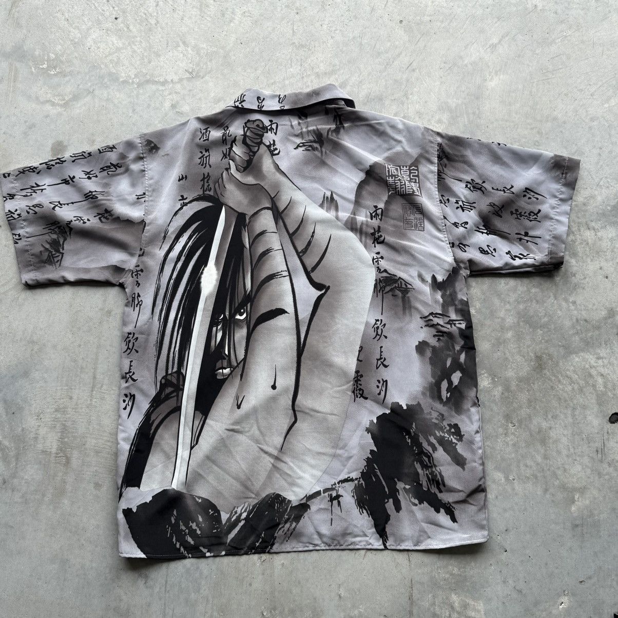 Vintage Vintage Japanese anime style button up shirt size XL Size US XL / EU 56 / 4 - 3 Thumbnail