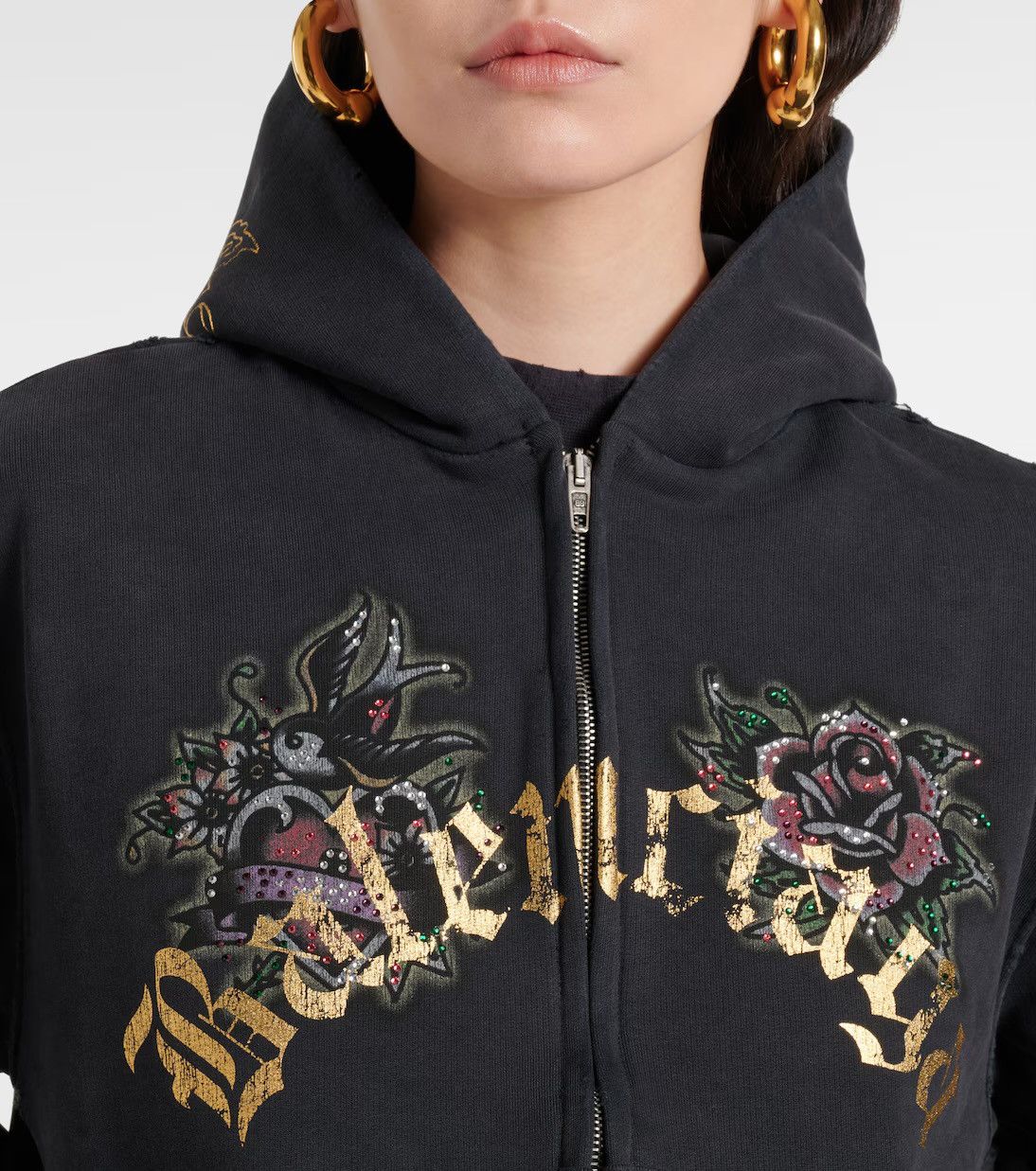 Balenciaga Balenciaga Tacky Tattoo Zip Up hoodie Size M / US 6-8 / IT 42-44 - 3 Thumbnail