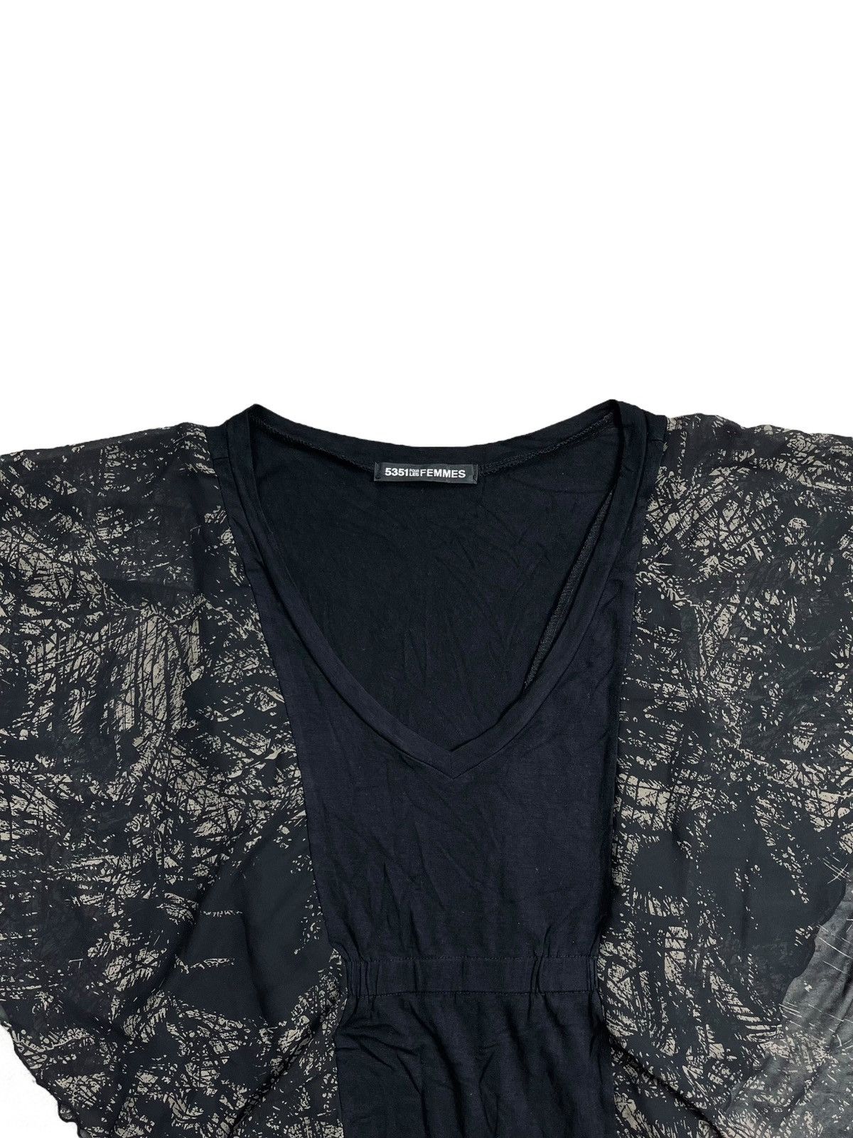 14th Addiction × 5351 POUR LES HOMMES × KMRii 5451 Pourless Femme - Butterfly Top Size M / US 6-8 / IT 42-44 - 3 Thumbnail