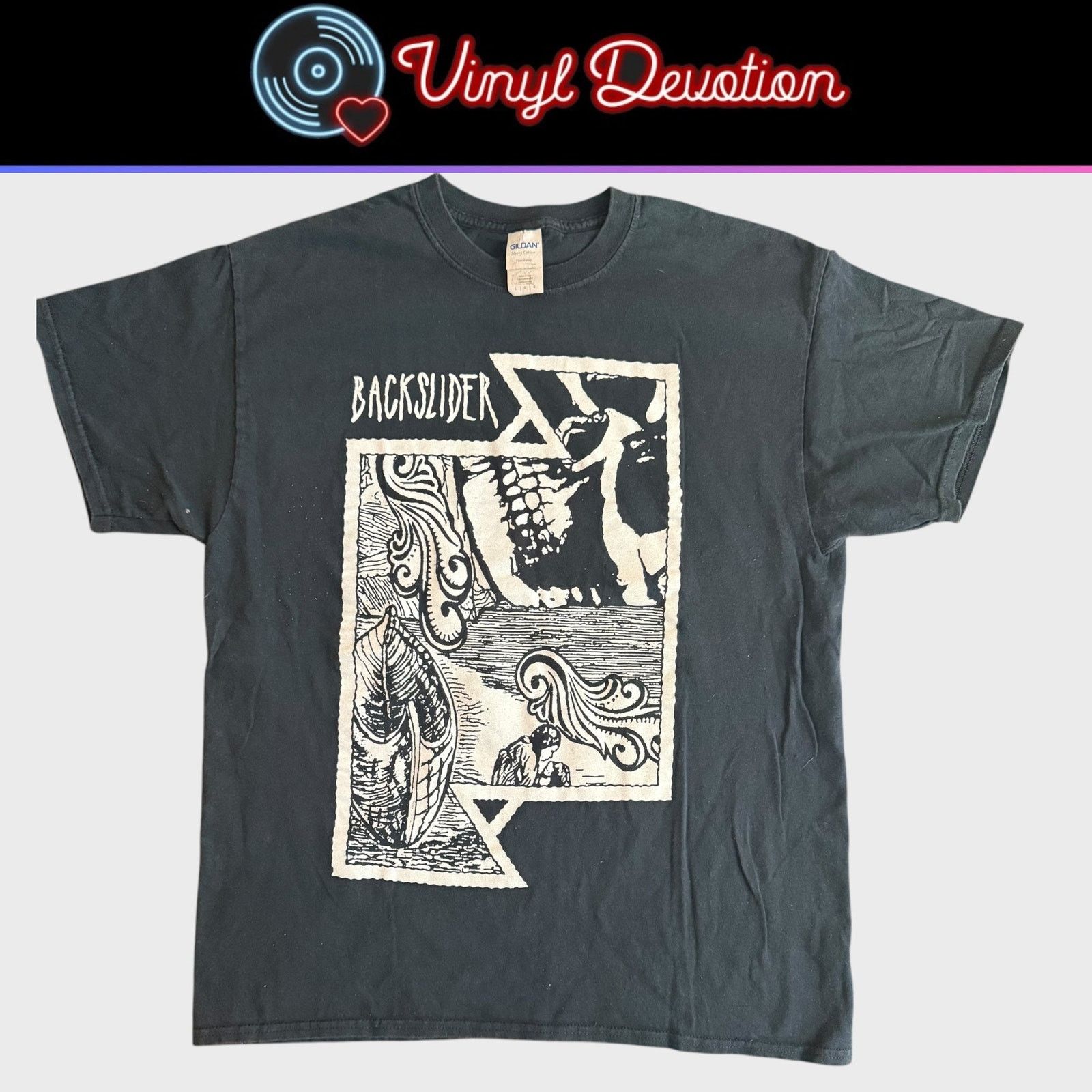 Band Tees Backslider Band T-Shirt Size L Grindcore Thrash Fastcore Size US L / EU 52-54 / 3 - 1 Thumbnail