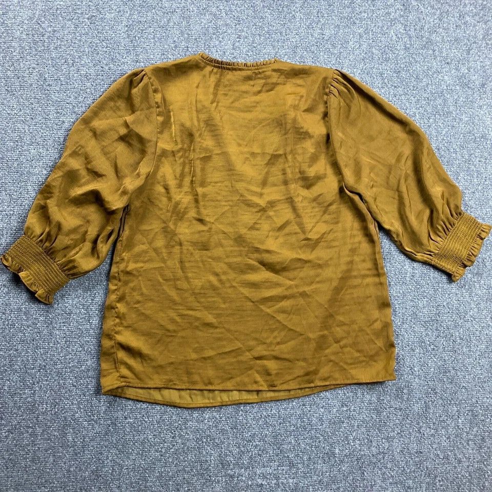 Other Melloday Top Women's Small 3/4 Sleeve Blouse V-Neck Size S / US 4 / IT 40 - 3 Thumbnail