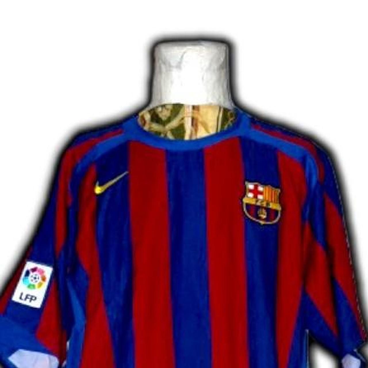 Nike Fc Barcelona 2005 2006 Home Shirt Jersey fcb barca Size US XL / EU 56 / 4 - 1 Thumbnail