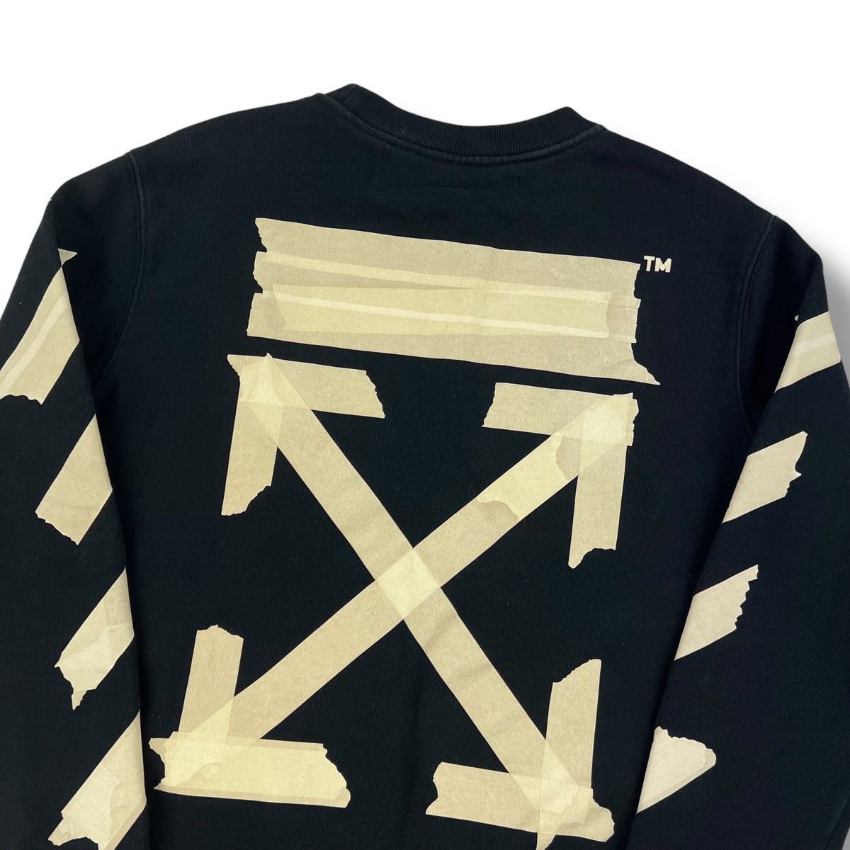 Off-White Tape Arrows Black Sweatshirt