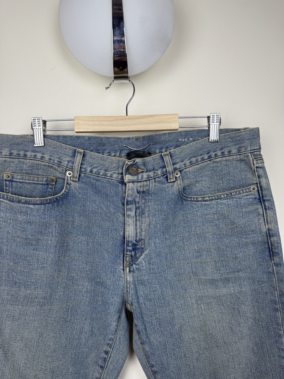 Saint Laurent Paris Saint Laurent Paris Distressed Light Wash Denim Jeans Size36 Size US 36 / EU 52 - 2 Thumbnail