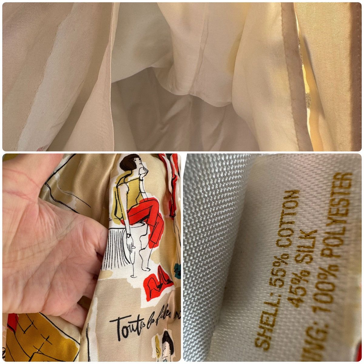 Kate Spade Kate Spade Silk-Blend Illustrated Skirt – Size 4 Size 27" / US 4 / IT 40 - 7 Thumbnail