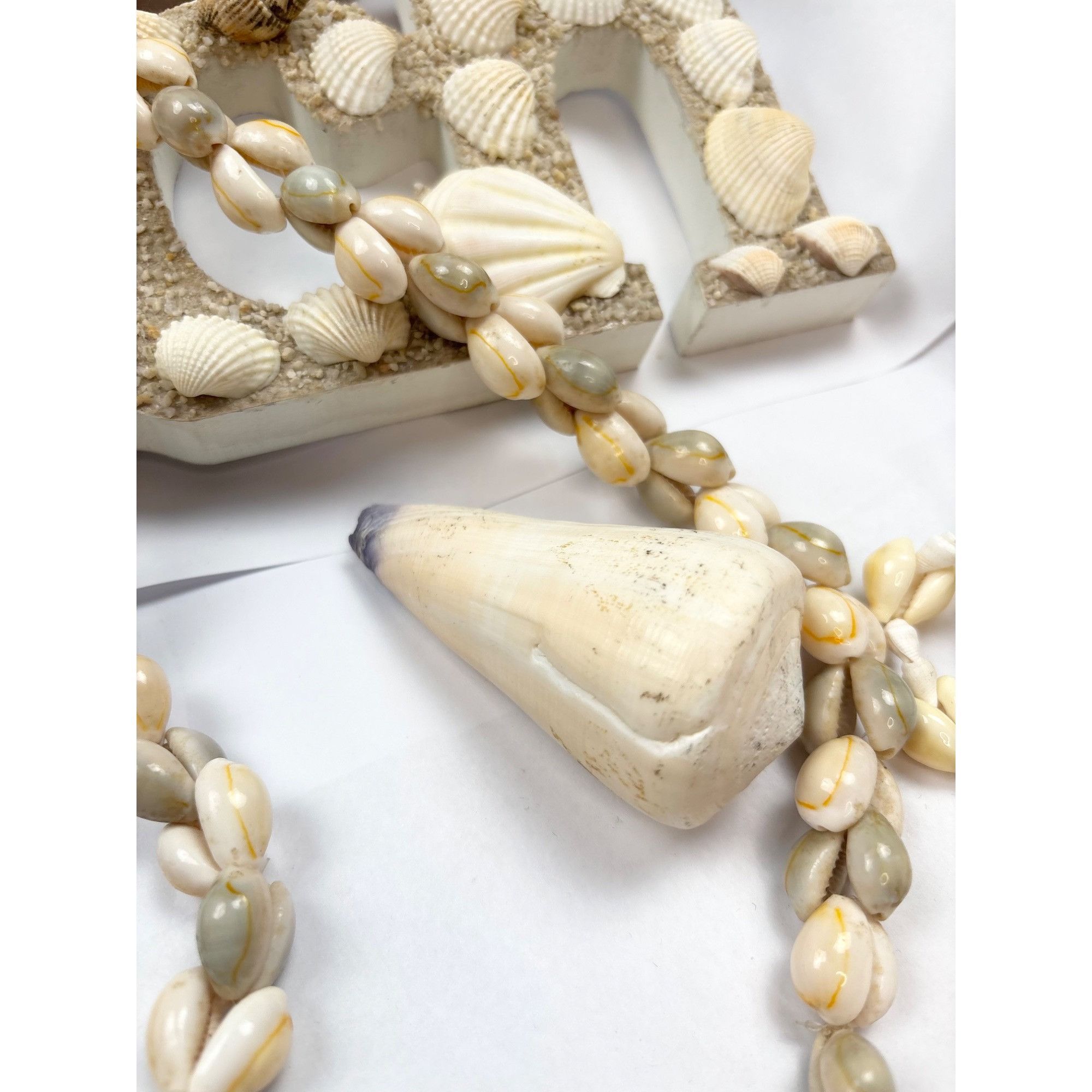 Handmade Beach-Inspired Shell & Chain Necklace Set Starfish & Seashel Size ONE SIZE - 6 Thumbnail