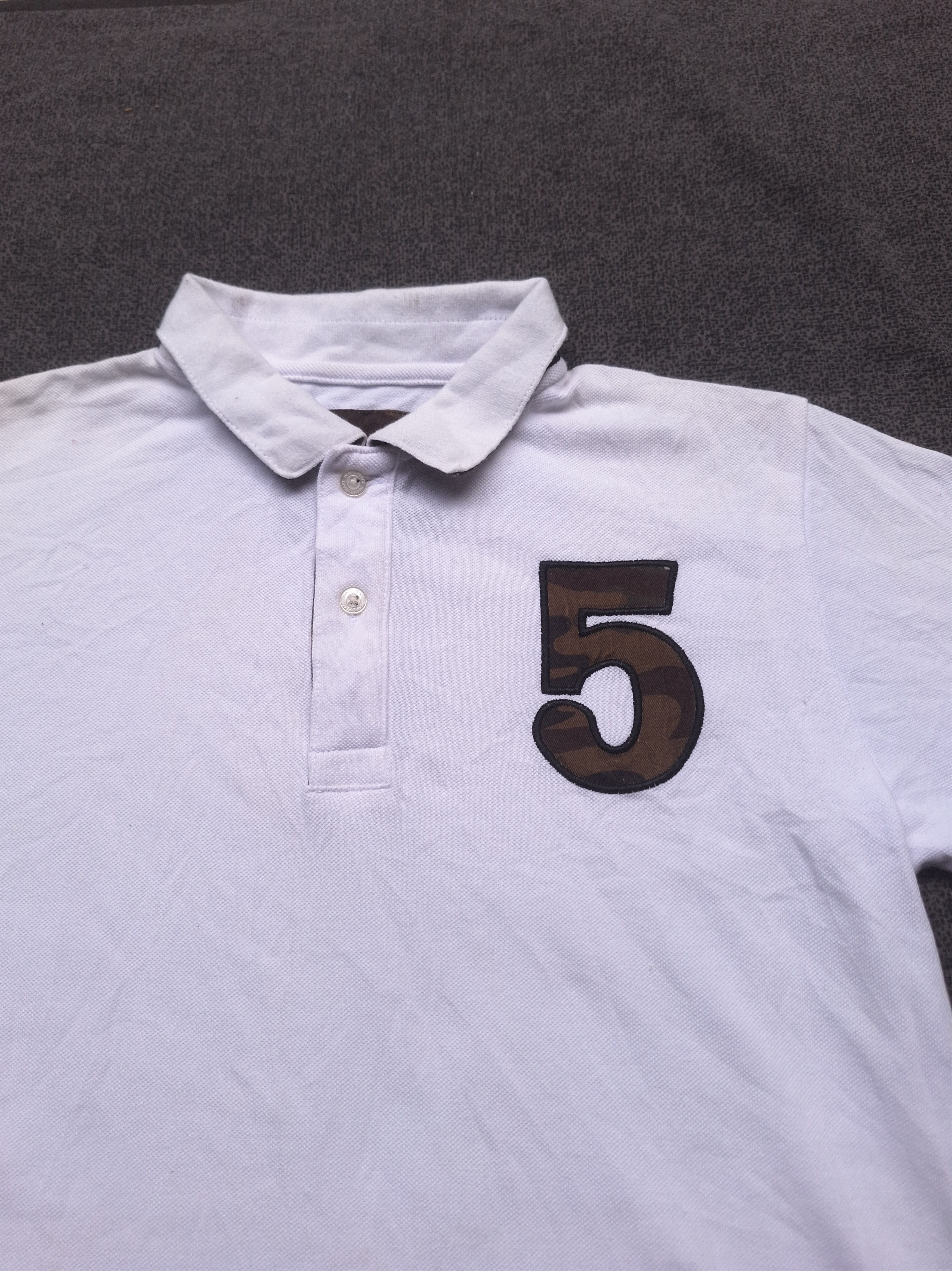 Beams Plus × Japanese Brand Beams Heart Camo Logo Polo Tee Shirt Size US S / EU 44-46 / 1 - 2 Thumbnail