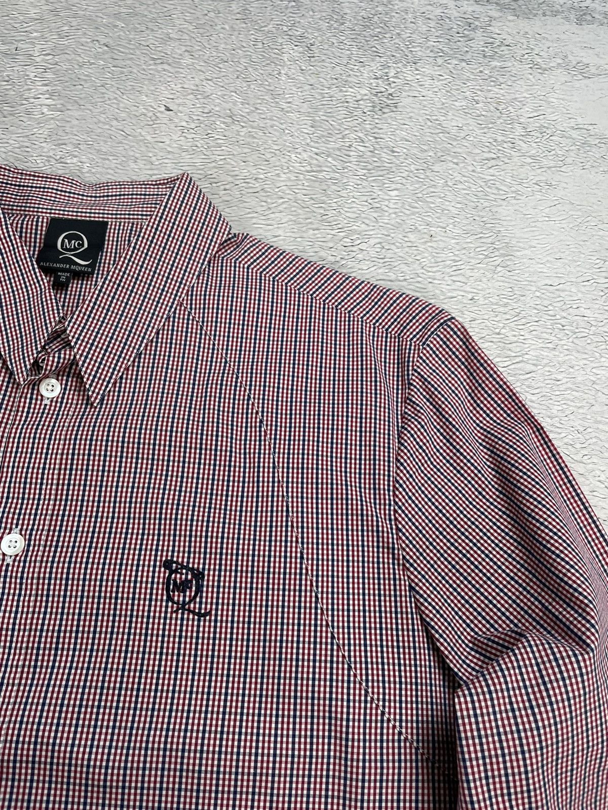 Alexander McQueen × McQ Alexander McQueen × Vintage Vintage 2008 McQ Alexander McQueen Check shirt y2k oldmoney Size US L / EU 52-54 / 3 - 10 Thumbnail
