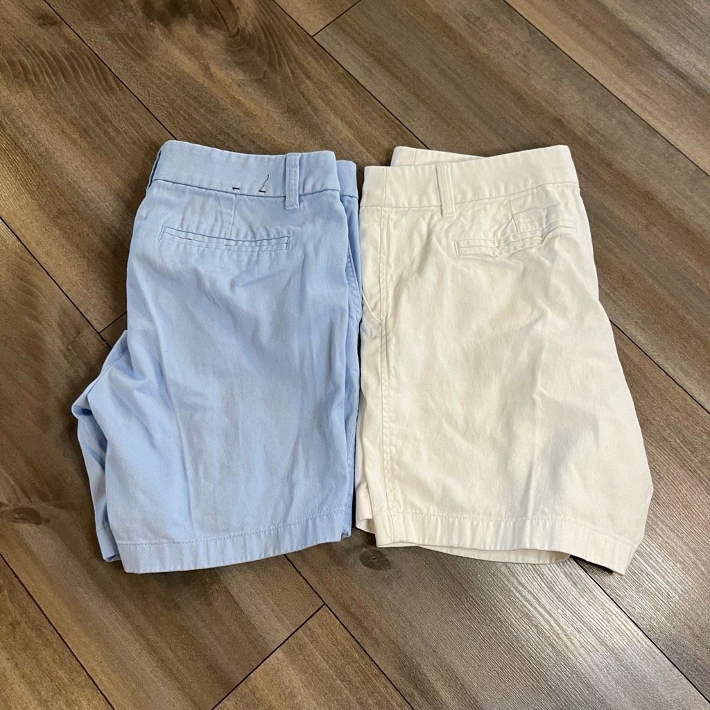 Other Lot of 2 J Crew Chino Casual 6.5” Shorts Women 4 Bin K-27 Size 27" / US 4 / IT 40 - 1 Thumbnail