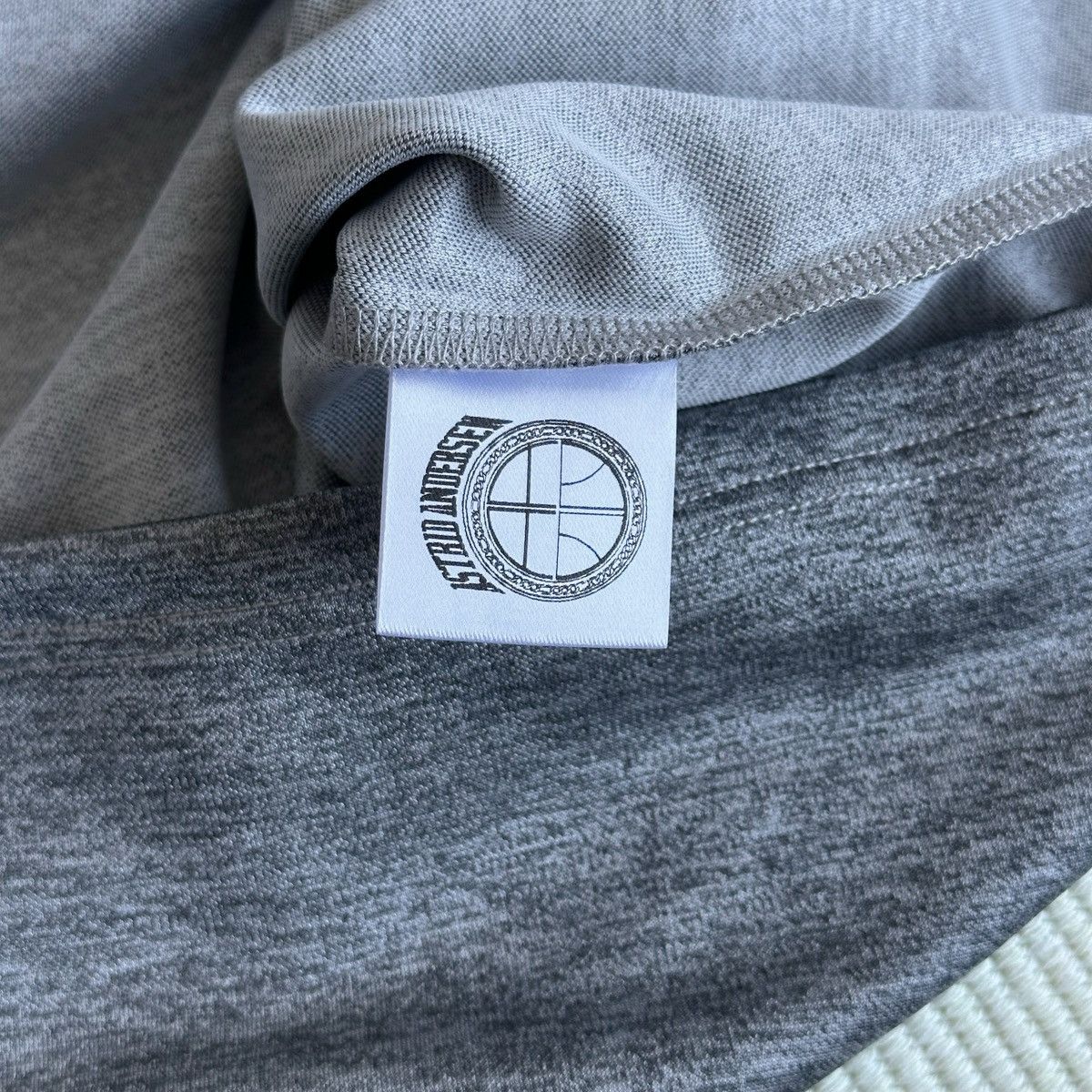 Astrid Andersen ASTRID ANDERSEN Screenprint Logo Oversized Grey Tshirt Size US XL / EU 56 / 4 - 5 Thumbnail