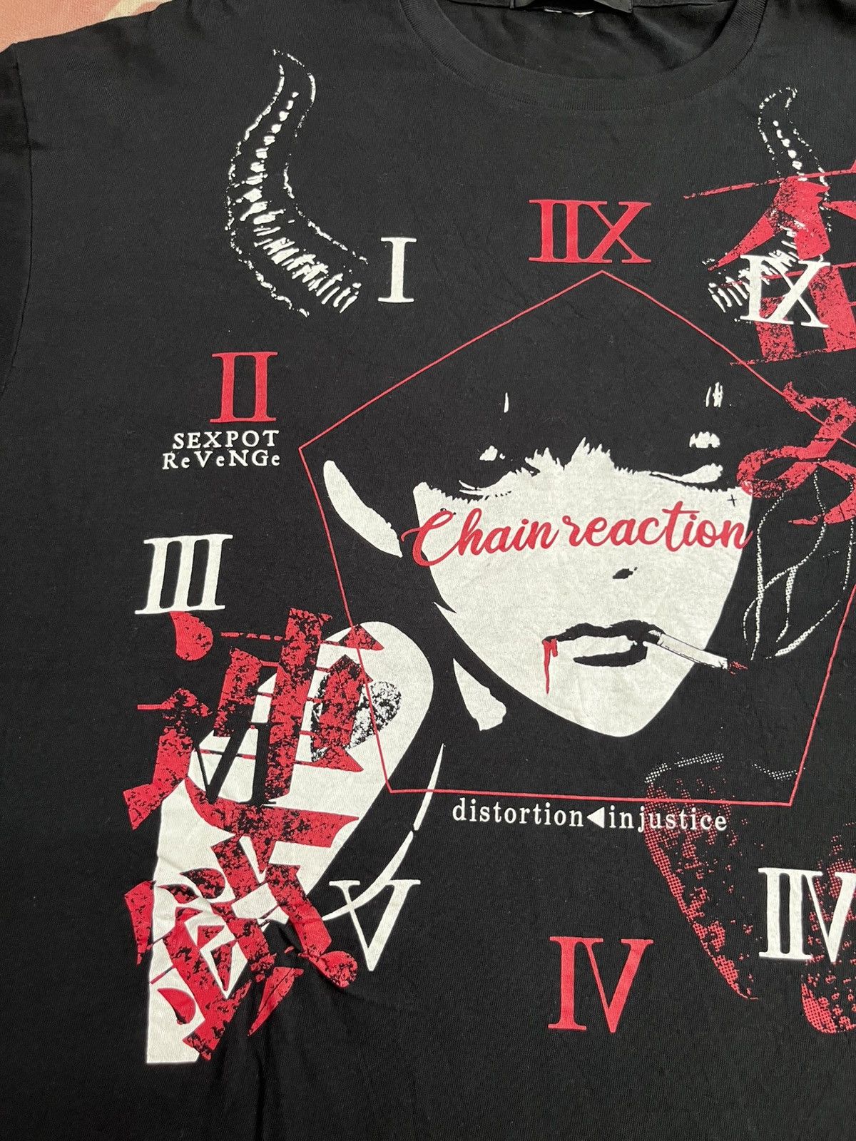Hysteric Glamour 💥Japanese PUNK Sex Pot Revenge Seditionaries Style Size US XXL / EU 58 / 5 - 4 Thumbnail