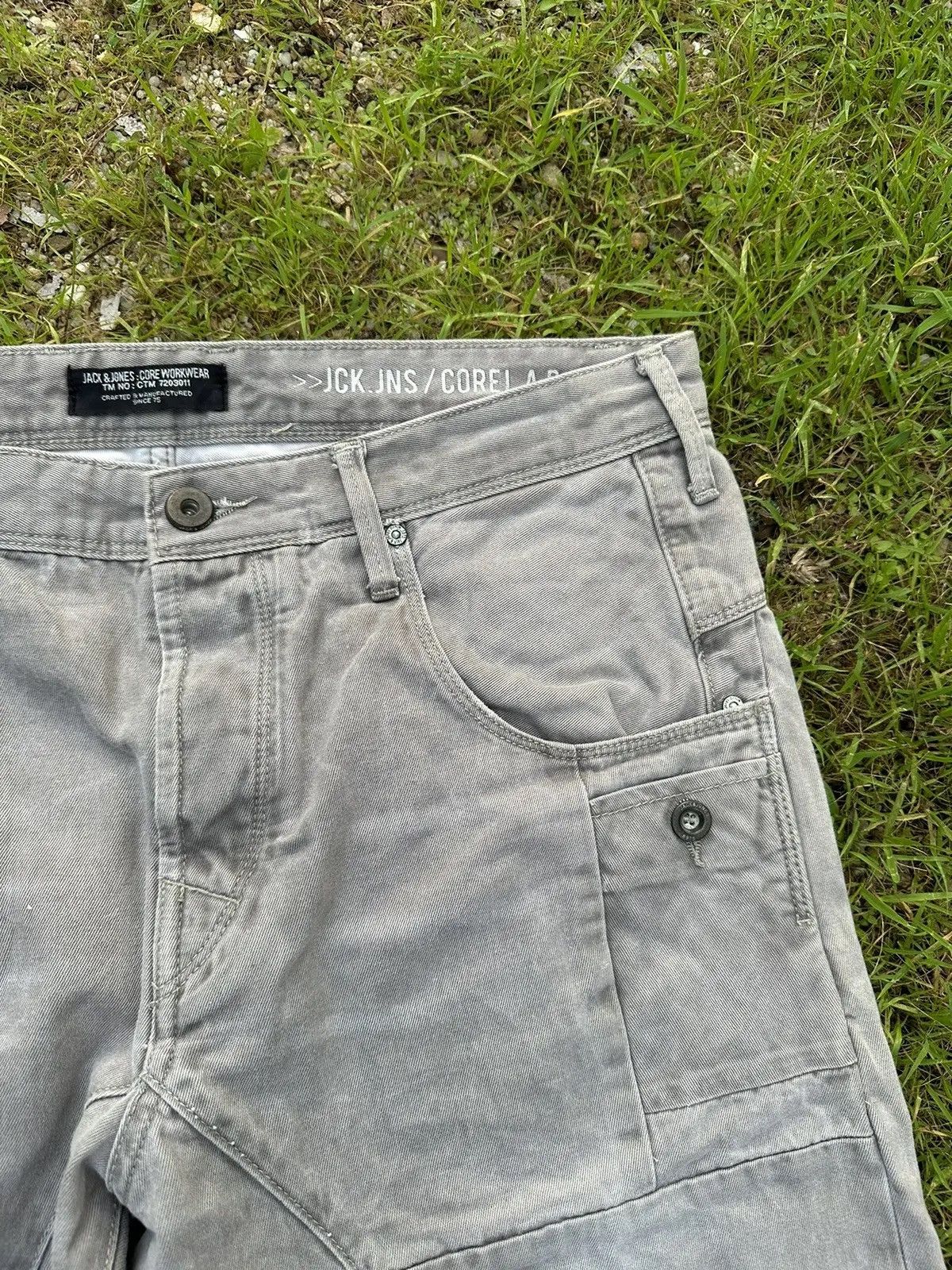 Vintage HEAT 🔥🔥 VINTAGE WORK WEAR CORE CURVE/BANANA LEGS JEANS PANTS Size US 36 / EU 52 - 5 Thumbnail