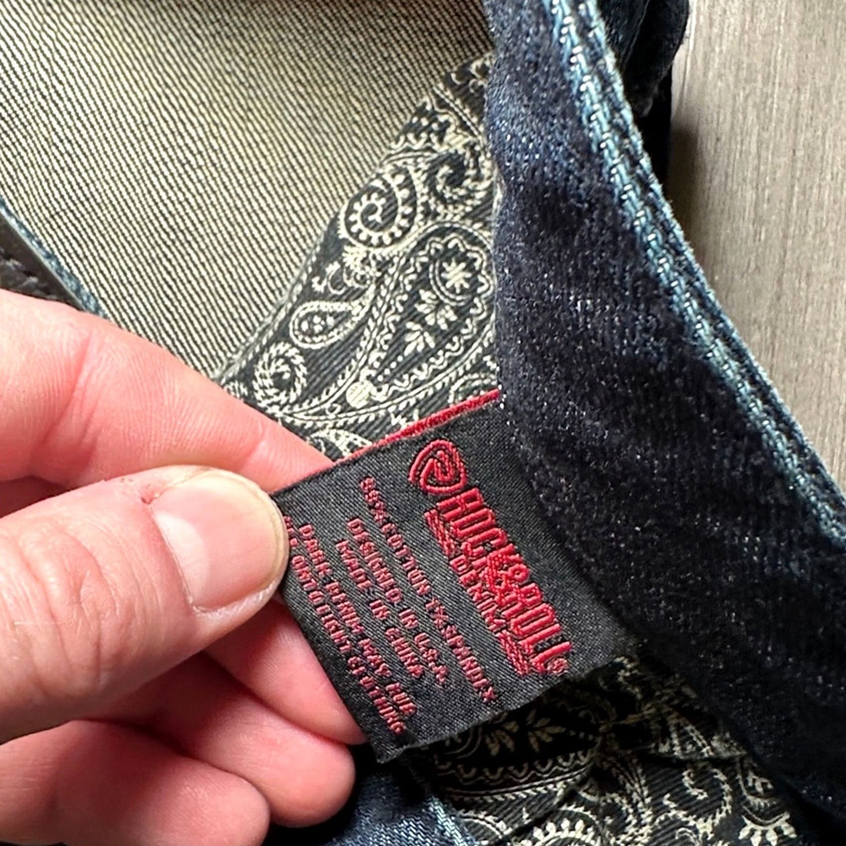 Vintage Rock & Roll Denim Rock & Roll Cowboy Rifle Skinny Straight Jeans - 29 Men Blue 29 Regular Bootcut Inseam 32 Mens Jeans Cowboys 90s Size US 29 - 8 Thumbnail