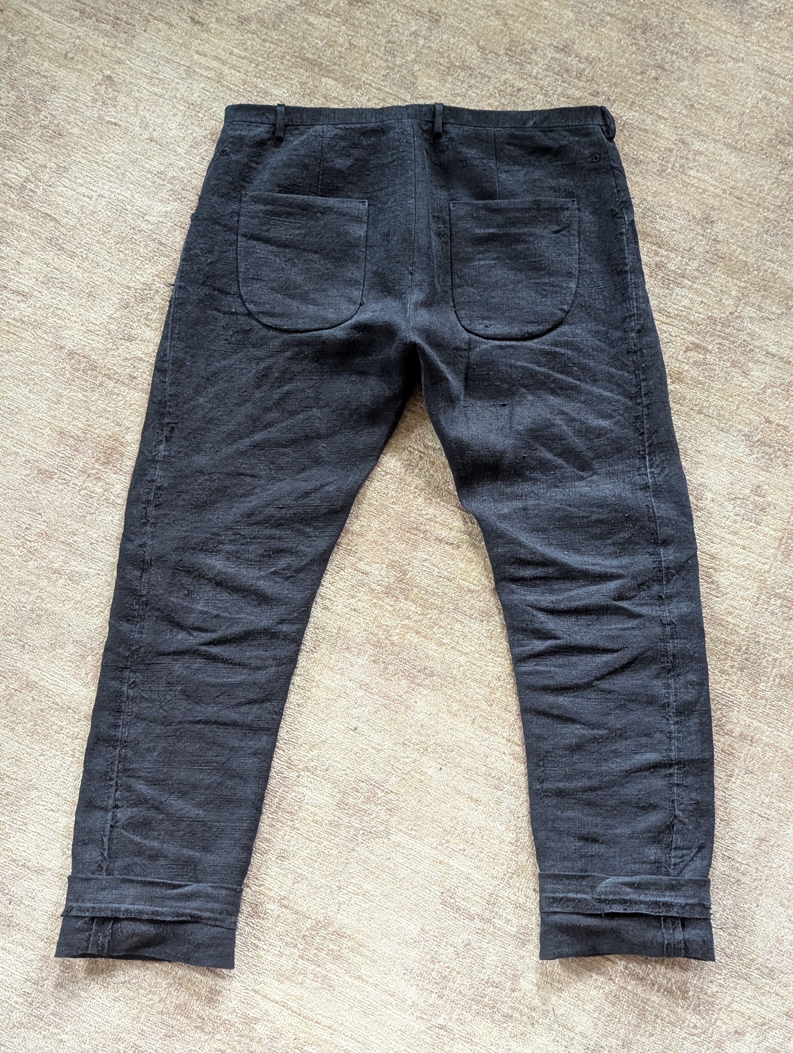 Label Under Construction Vintage Military Tent Jeans Size US 38 / EU 54 - 7 Thumbnail