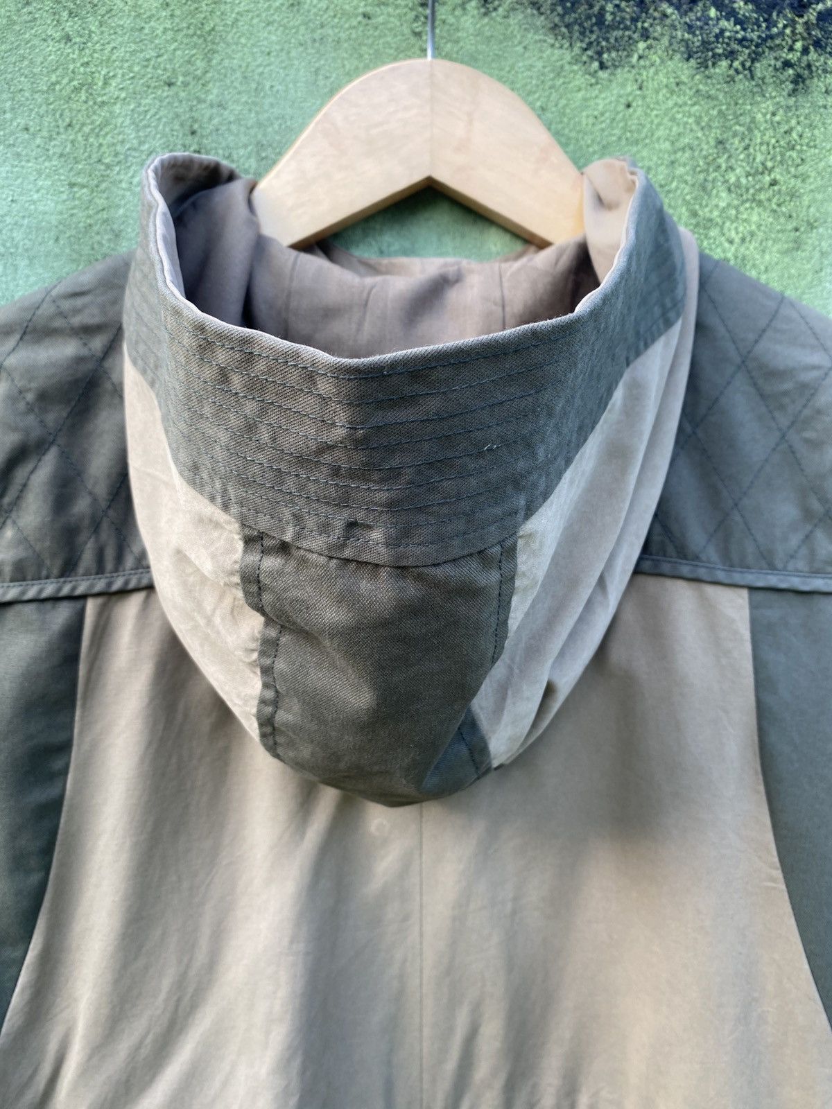 Japanese Brand Us N Them Utility Hooded Jacket Colorblock Outdoor Military Size US XL / EU 56 / 4 - 11 Thumbnail