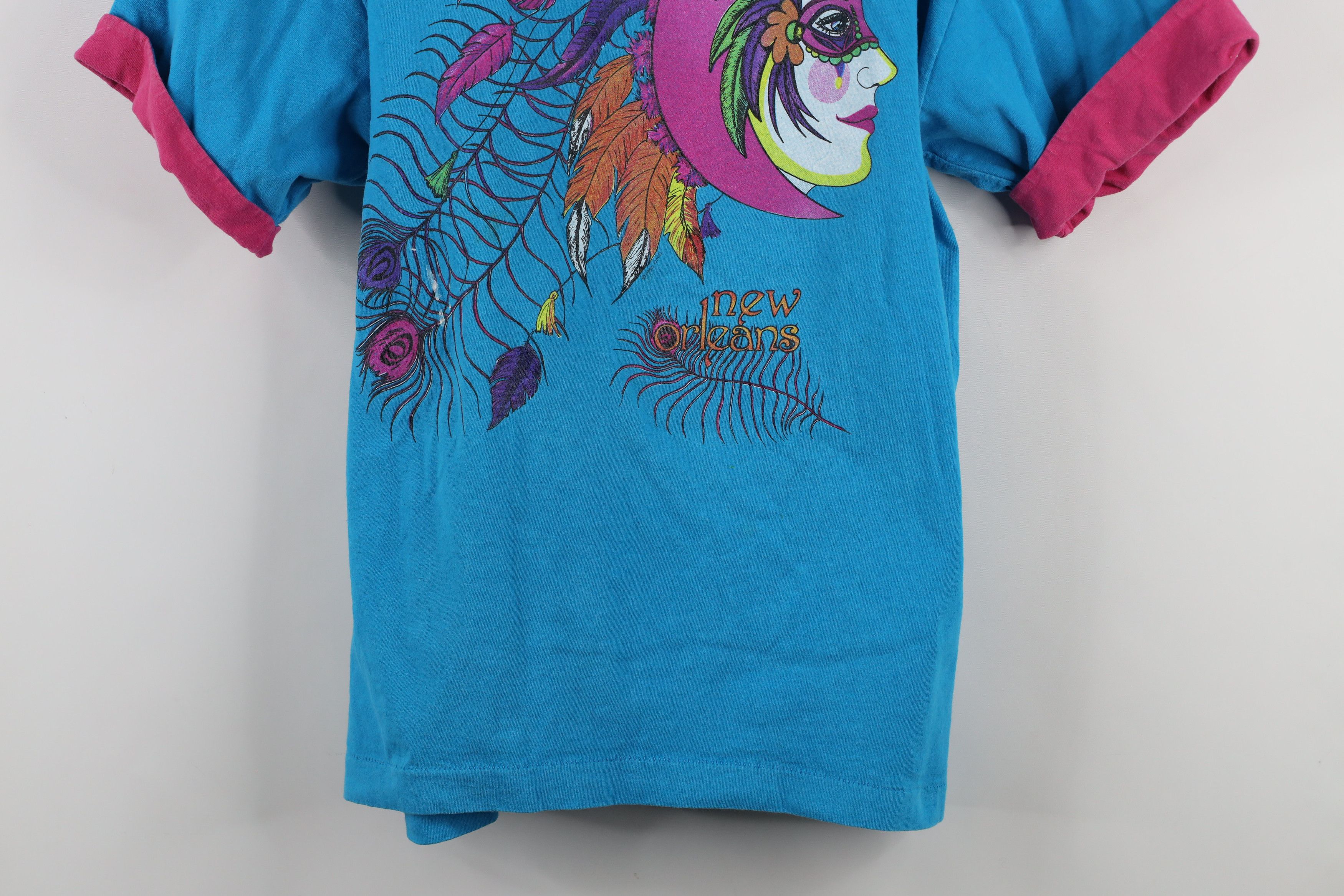 Vintage Vintage 90s Streetwear New Orleans Layered T-Shirt Blue USA Size XL / US 12-14 / IT 48-50 - 3 Thumbnail