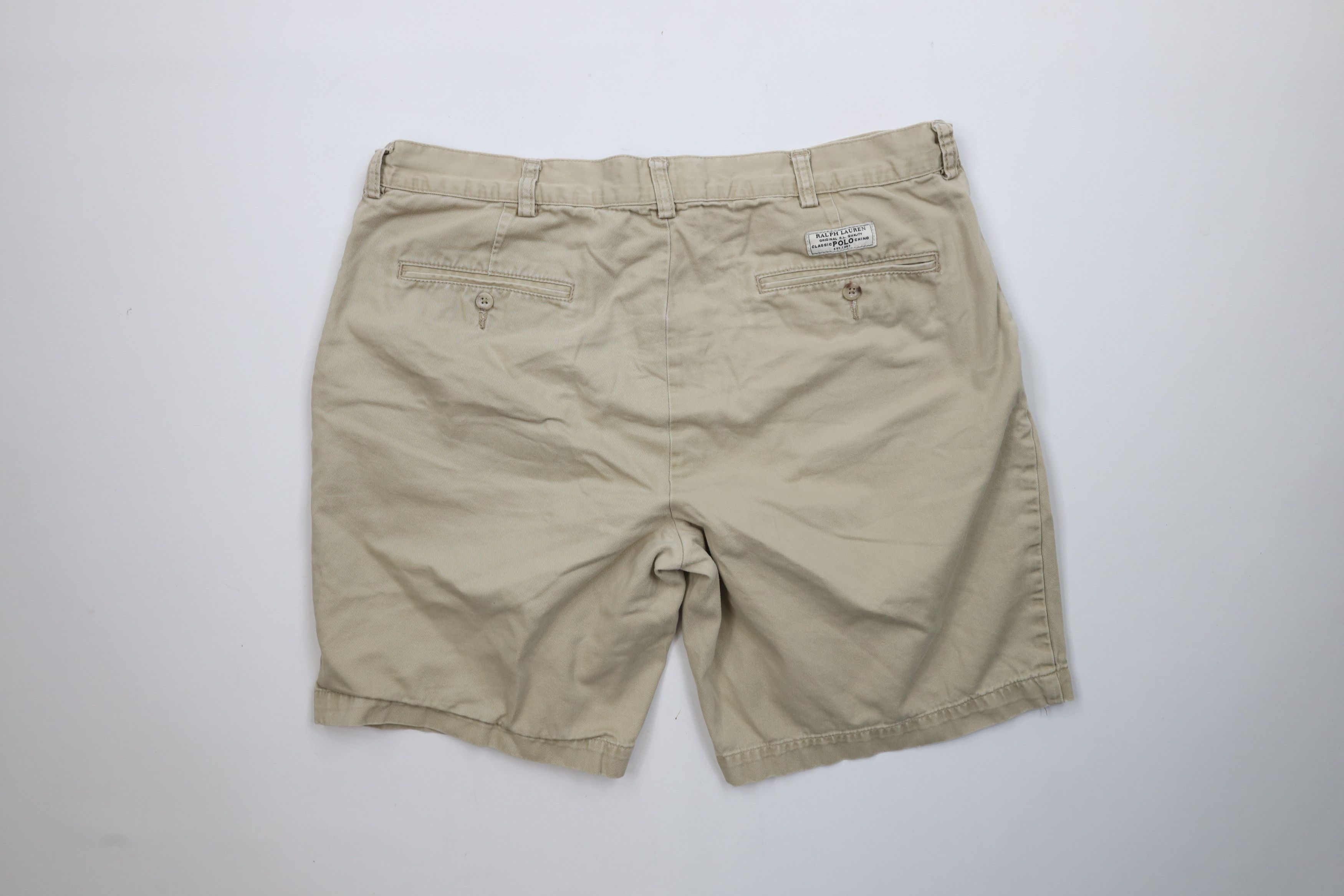 Ralph Lauren Vintage 90s Ralph Lauren Above Knee Chino Shorts Cotton Size US 36 / EU 52 - 10 Thumbnail