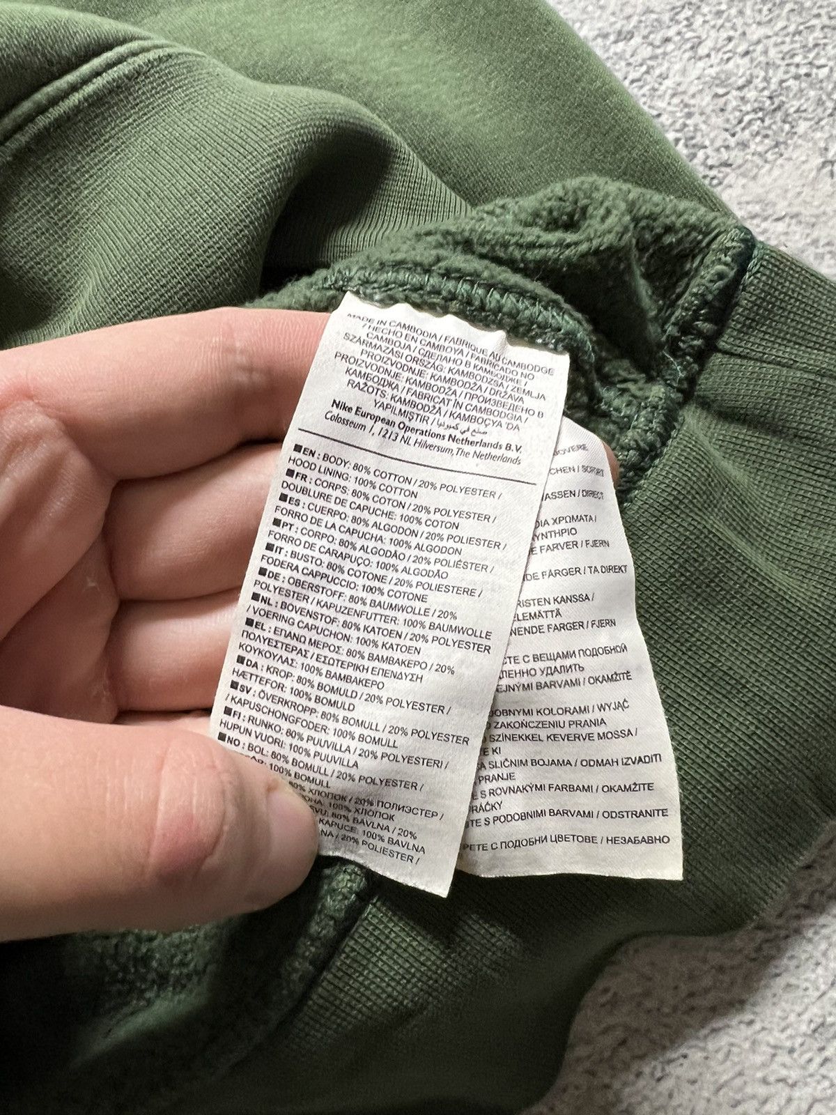 Nike × Vintage Vintage Y2k Nike NSW 💚 Mini Logo Hoodie Basic Green Size US S / EU 44-46 / 1 - 10 Thumbnail