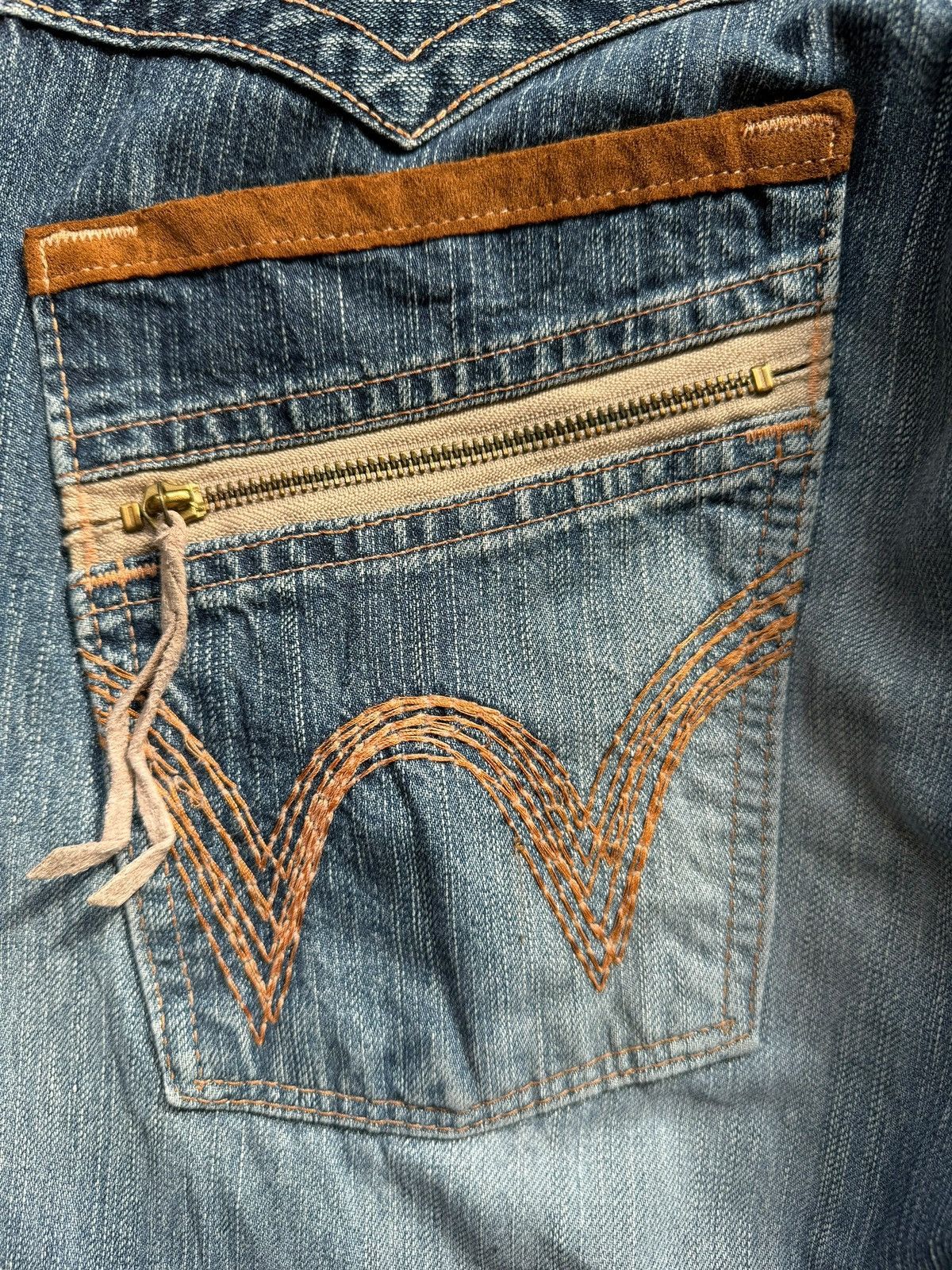 Edwin Vintage Edwin XV Exclusive Distressed Denim Jeans Size US 32 / EU 48 - 14 Thumbnail