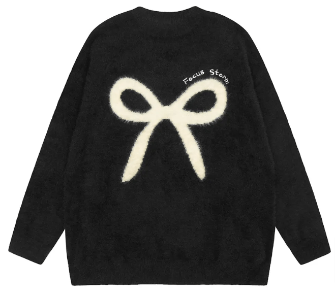 Japanese Brand × Vintage "Bow-knot-M" Long Sleeve Pullover Size US M / EU 48-50 / 2 - 1 Thumbnail