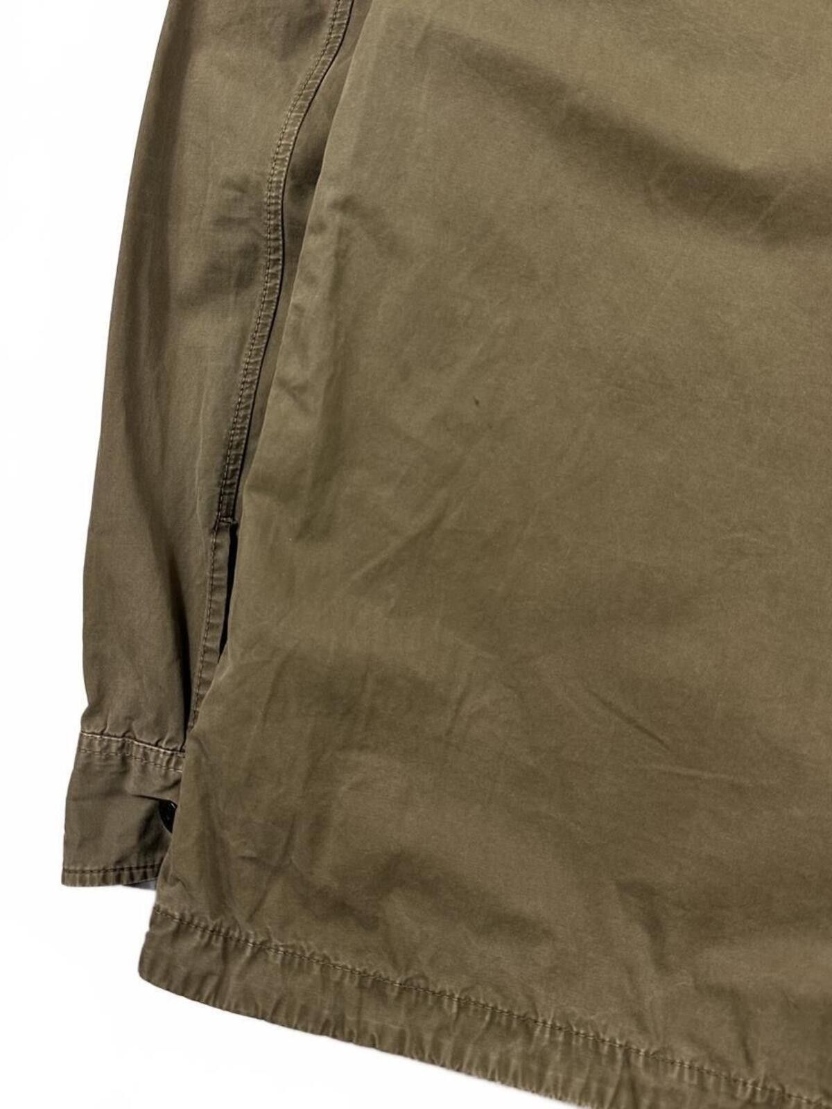 Stone Island Stone Island Zip Up Overshirt Khaki Green Medium Size US M / EU 48-50 / 2 - 5 Thumbnail
